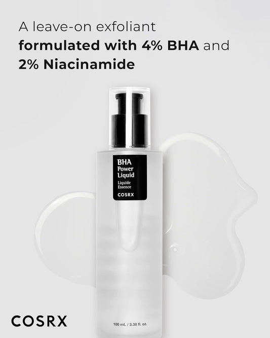 COSRX BHA Blackhead Power Liquid | 4% BHA Exfoliant for Blackheads, Pores & Acne