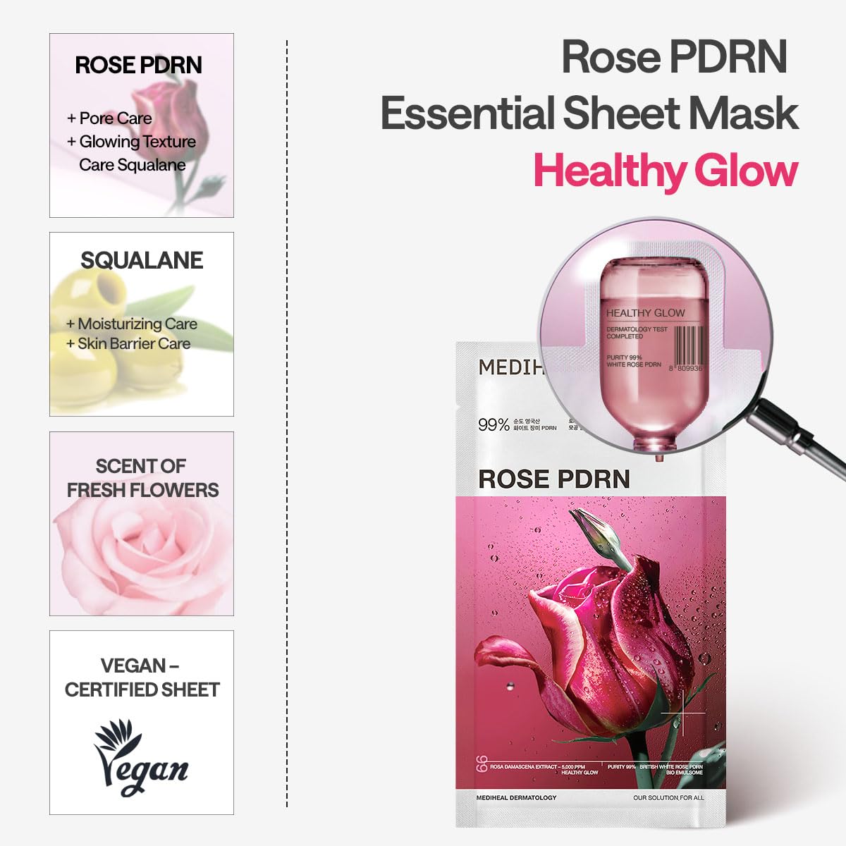 MEDIHEAL Essential Sheet Mask Collection | Korean Face Masks for Every Skin Concern (10ea Packs)