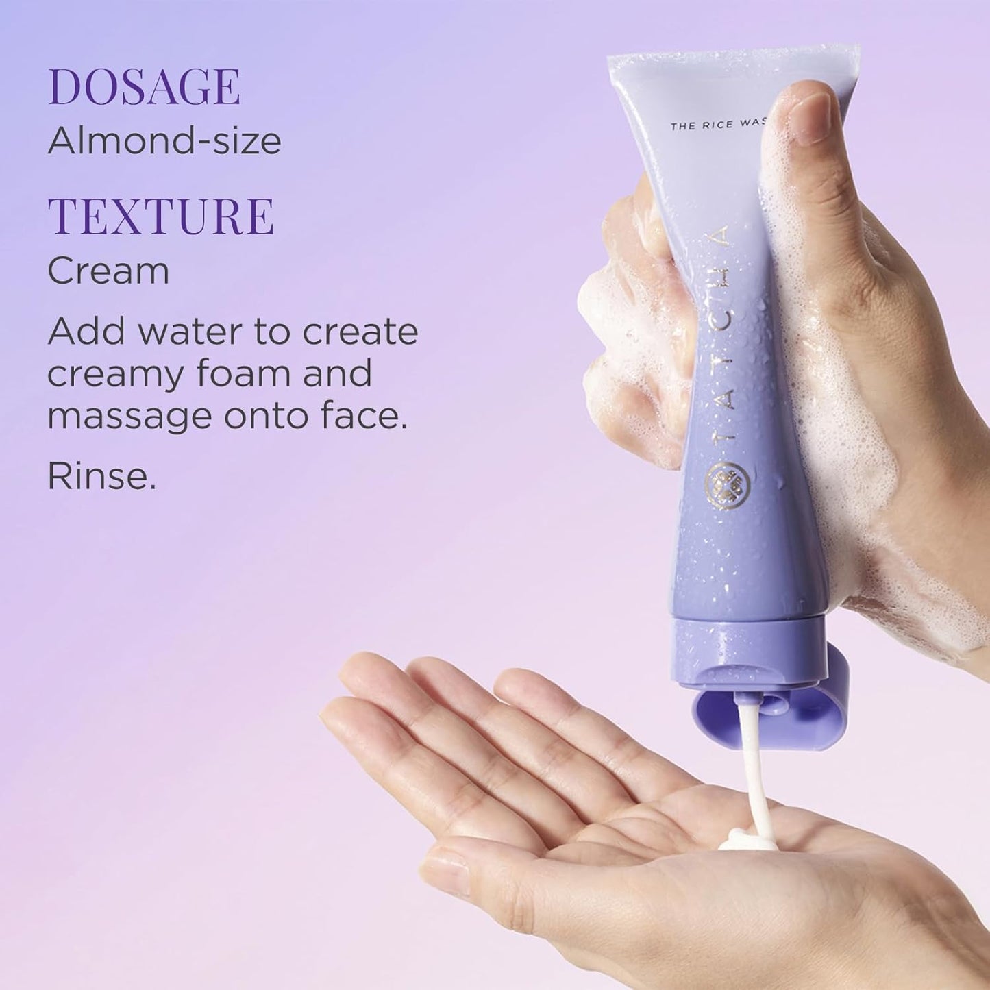 Tatcha The Rice Wash | Gentle Cream Cleanser with Japanese Rice Powder