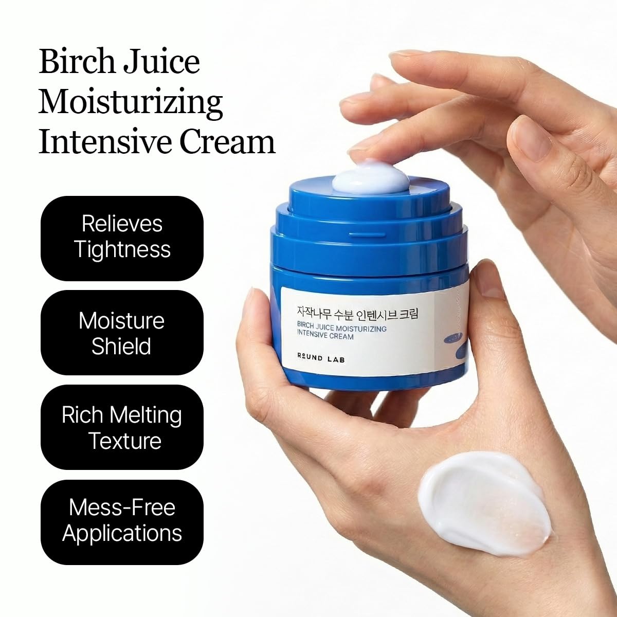 ROUND LAB Birch Juice Moisturizing Intensive Cream | Deep Hydration