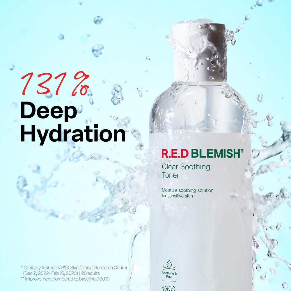 Dr. G R.E.D Blemish Clear Soothing Toner 300ml – Calming & Hydrating Korean Face Toner for Sensitive Skin