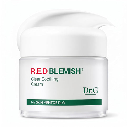 Dr. G R.E.D Blemish Clear Soothing Cream 50ml – Calming Moisturizer for Sensitive & Oily Skin
