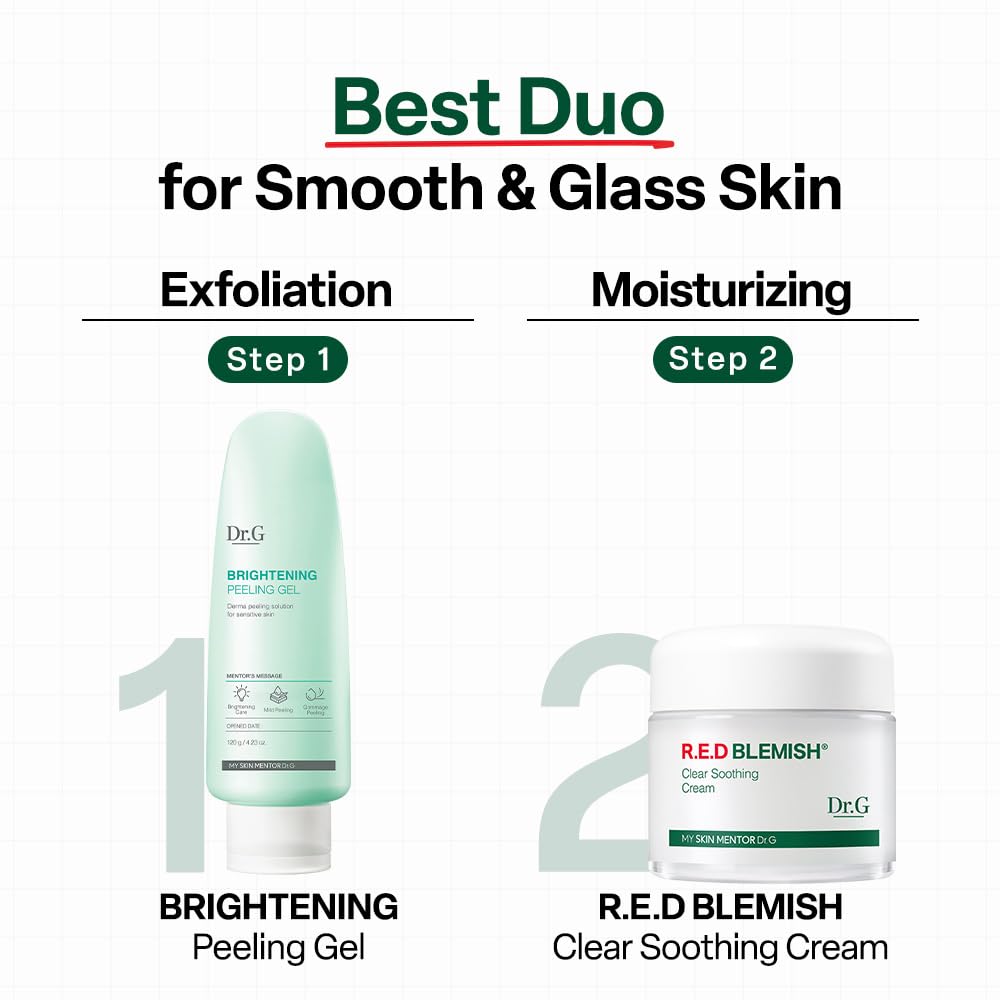 Dr. G R.E.D Blemish Clear Soothing Cream 50ml – Calming Moisturizer for Sensitive & Oily Skin