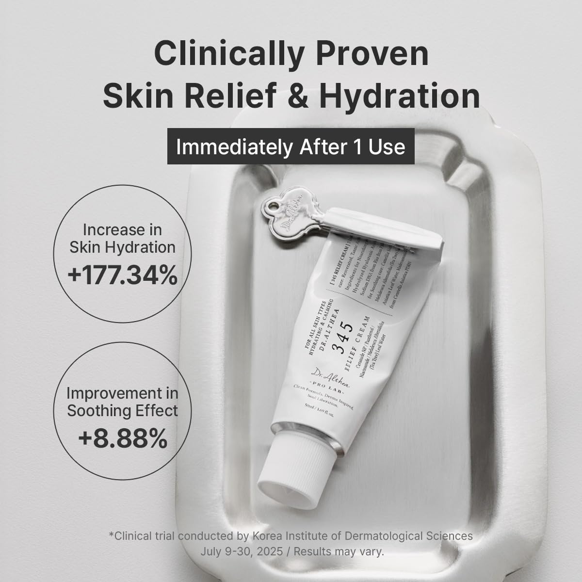 Dr. Althea 345 Relief Cream | Calming Moisturizer with Ceramide, Niacinamide & Centella for Sensitive Skin