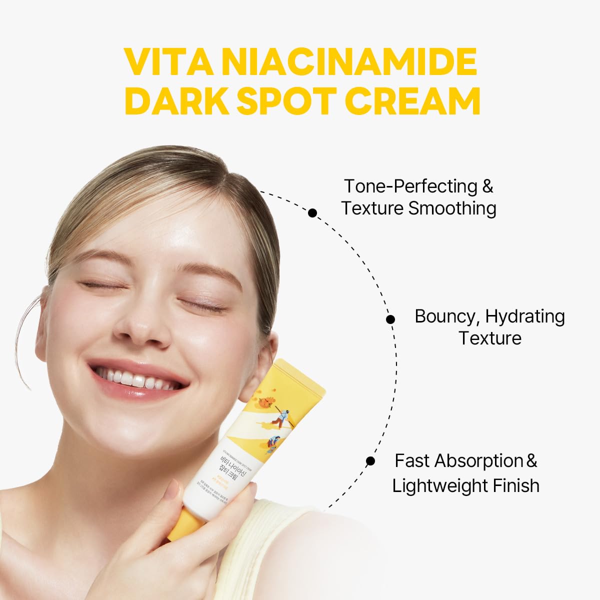 Round Lab Vita Niacinamide Dark Spot Cream | Brightening Cream for Uneven Tone & Dark Spots