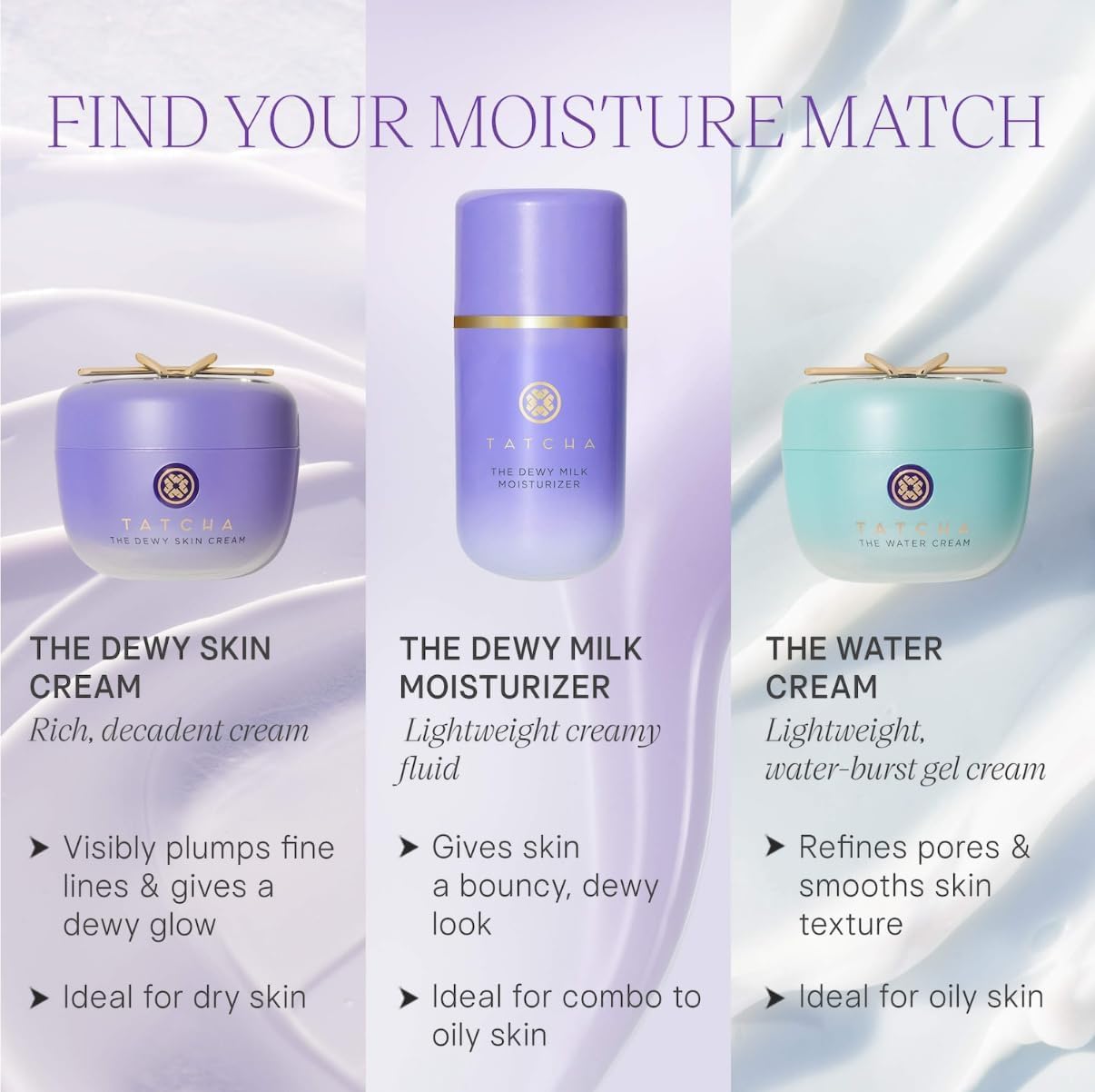 Tatcha The Water Cream | Oil-Free Water-Burst Moisturizer for Clarified, Poreless Skin
