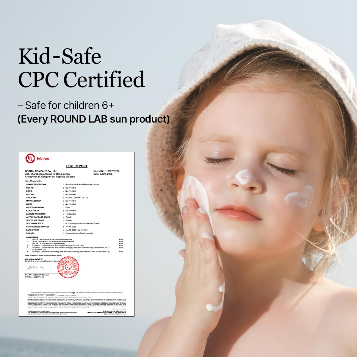 ROUND LAB Birch Juice Moisturizing UV Lock Sunscreen SPF45 | No White Cast Korean Sunscreen