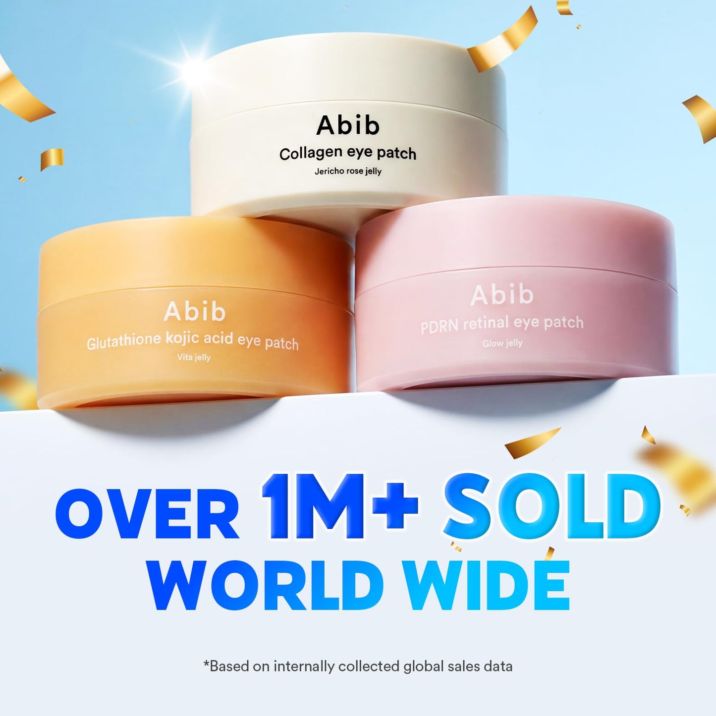 Abib Jelly Eye Patch Trio | PDRN, Glutathione & Collagen