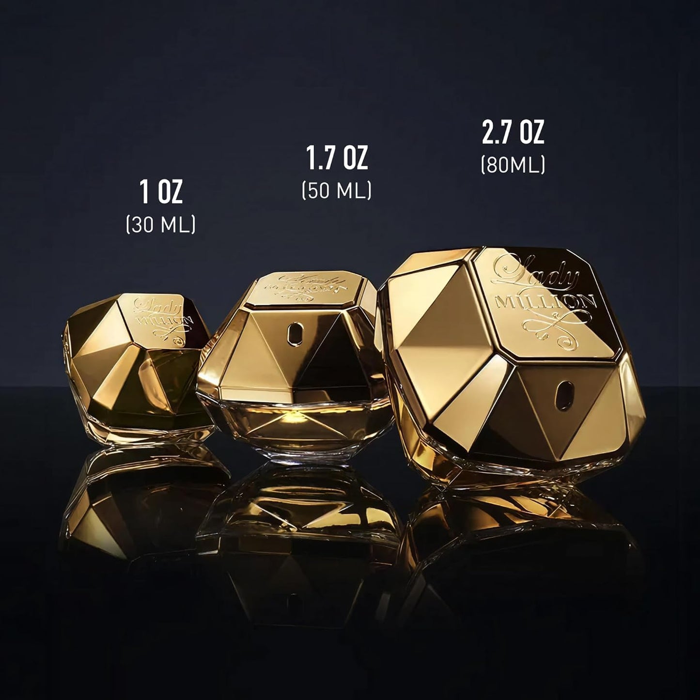 Rabanne Lady Million Eau de Parfum – Audacious Floral Nectar & Honey Women's Luxury Fragrance
