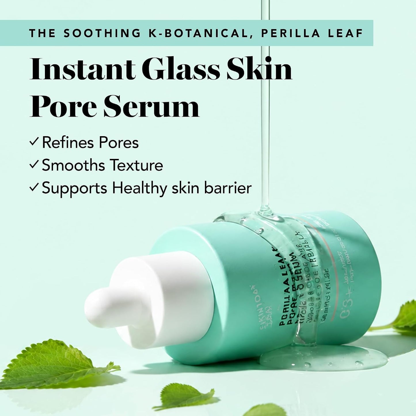 Saturday Skin Perilla Leaf Pore Serum | Daily Pore Refining & Balance — Gentle BHA, Perilla Leaf & Barrier-Supporting Peptides.