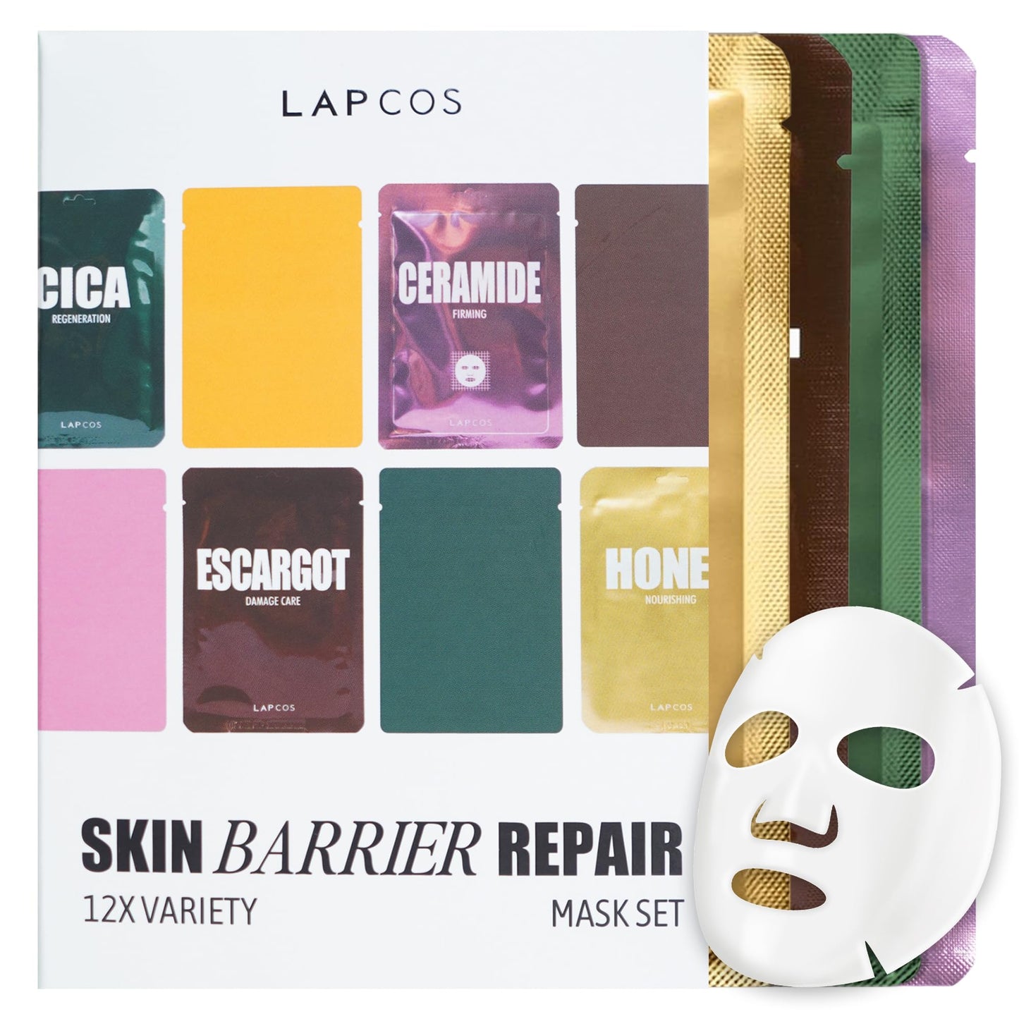 LAPCOS K-Beauty Sheet Mask Collection – Targeted Facial Treatment