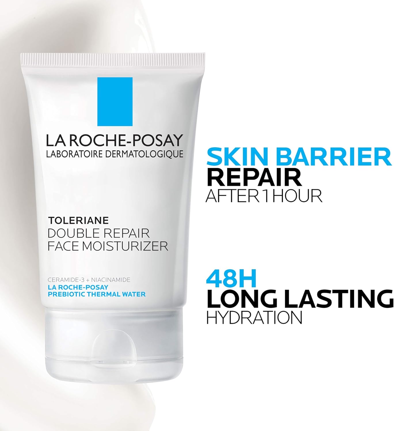 La Roche-Posay Toleriane Double Repair Moisturizer | Ceramide + Niacinamide Barrier Cream