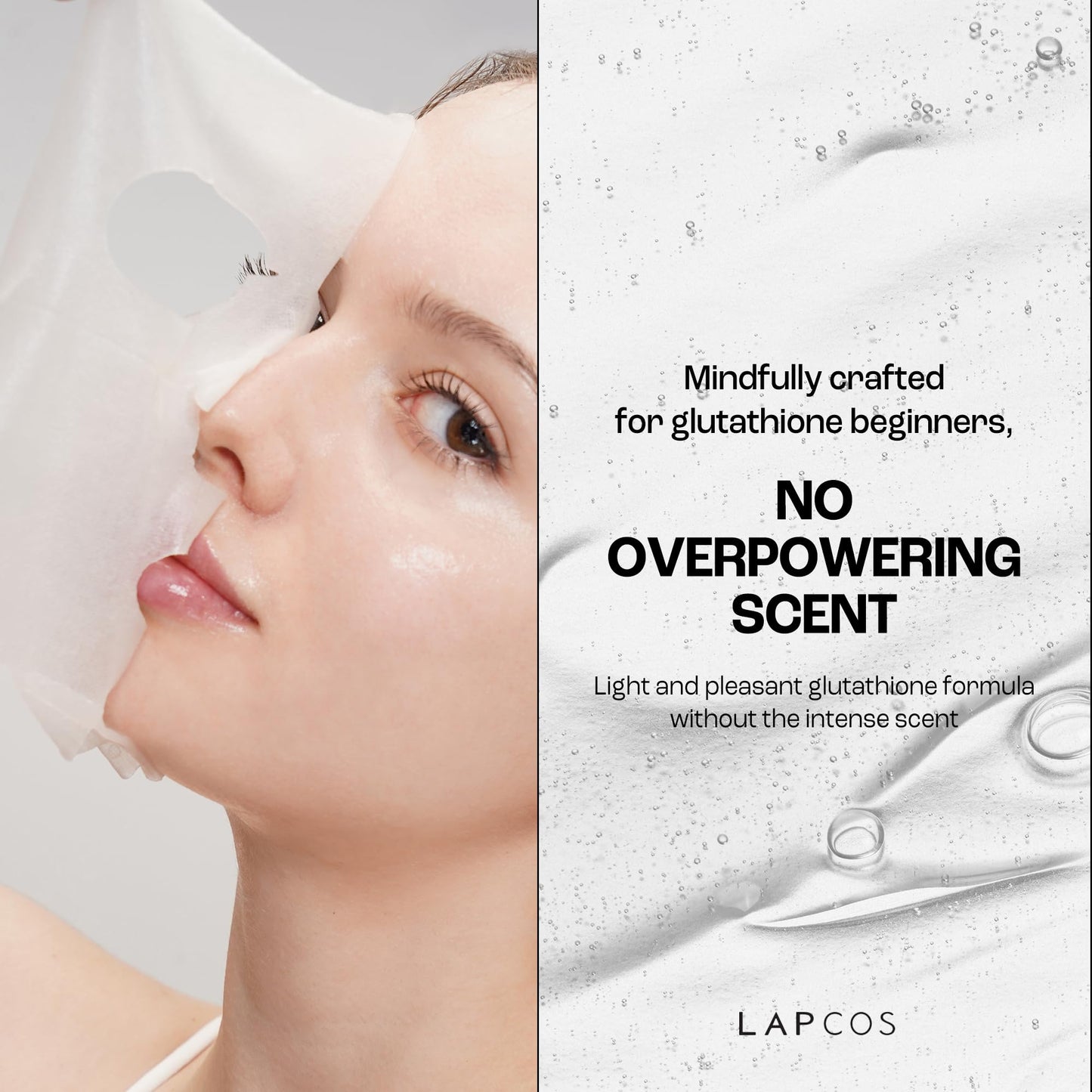 Lapcos K-Beauty Targeted Treatment Sheet Mask Collection – Retinal, Glutathione, Super Collagen & Glass Skin