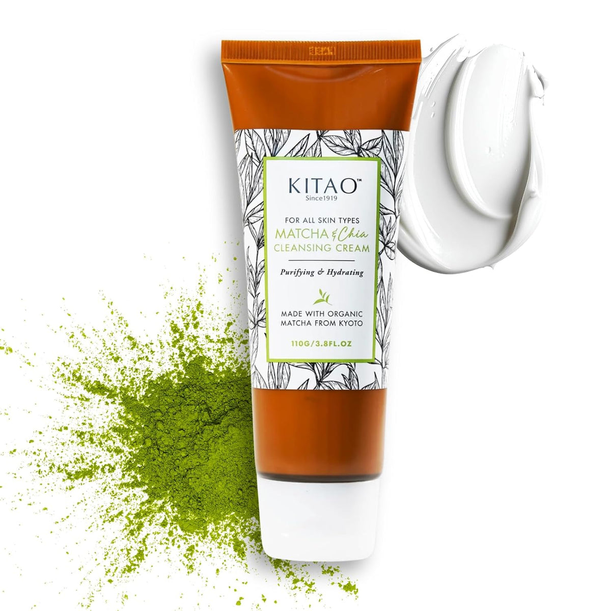 KITAO Matcha & Chia Cleansing Cream | Kyoto Makeup Melt