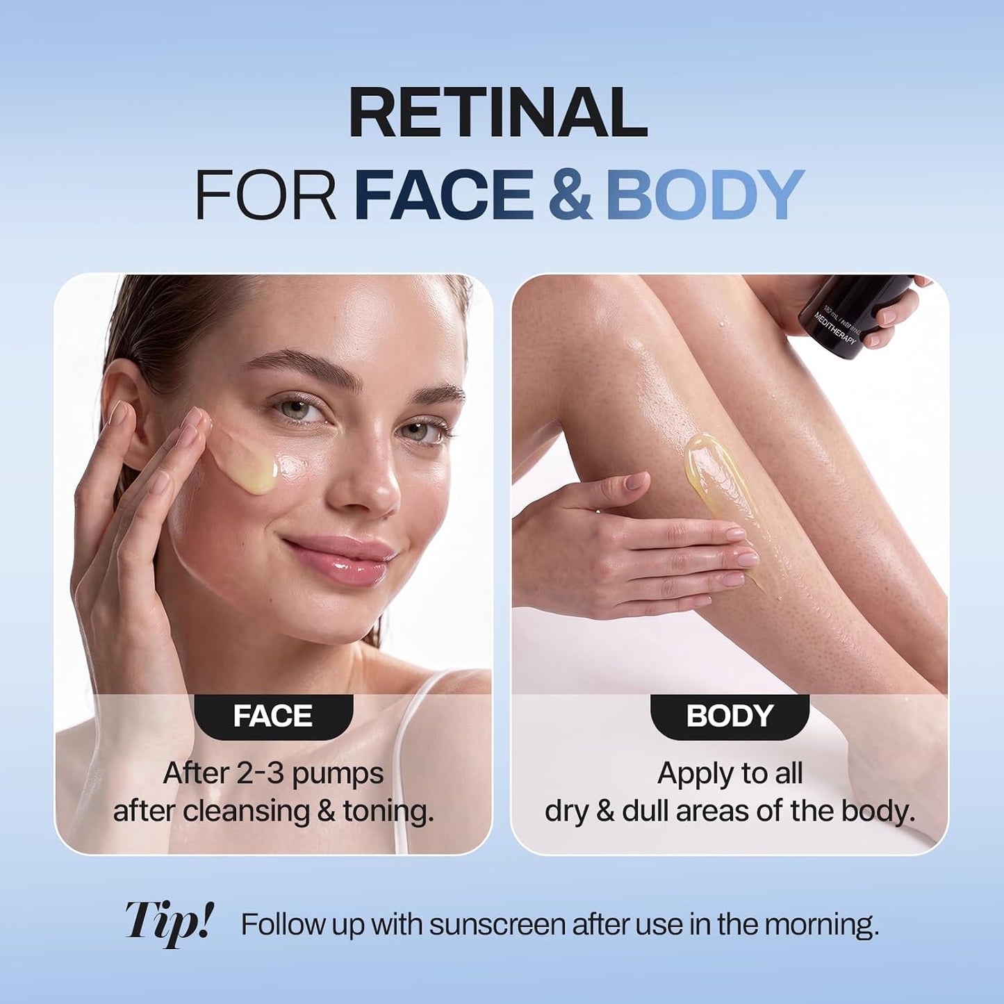 MEDITHERAPY Retinal Skin Booster Serum | Gentle Daily Retinal for Even Tone & Radiance