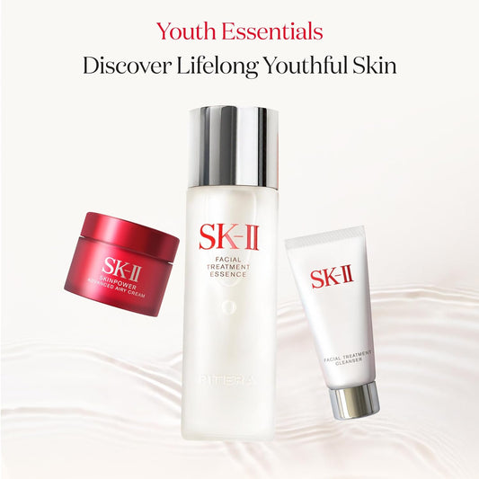 SK-II Pitera Youth Essentials Set – Luxury Anti-Aging Skincare Routine Kit