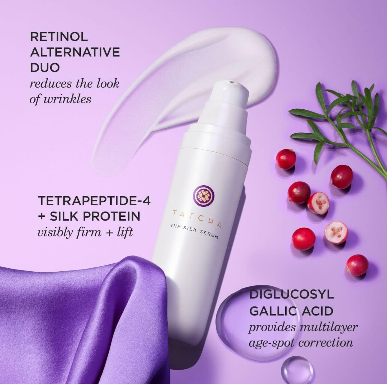 Tatcha The Silk Serum – Retinol-Alternative Wrinkle Smoothing & Firming Treatment