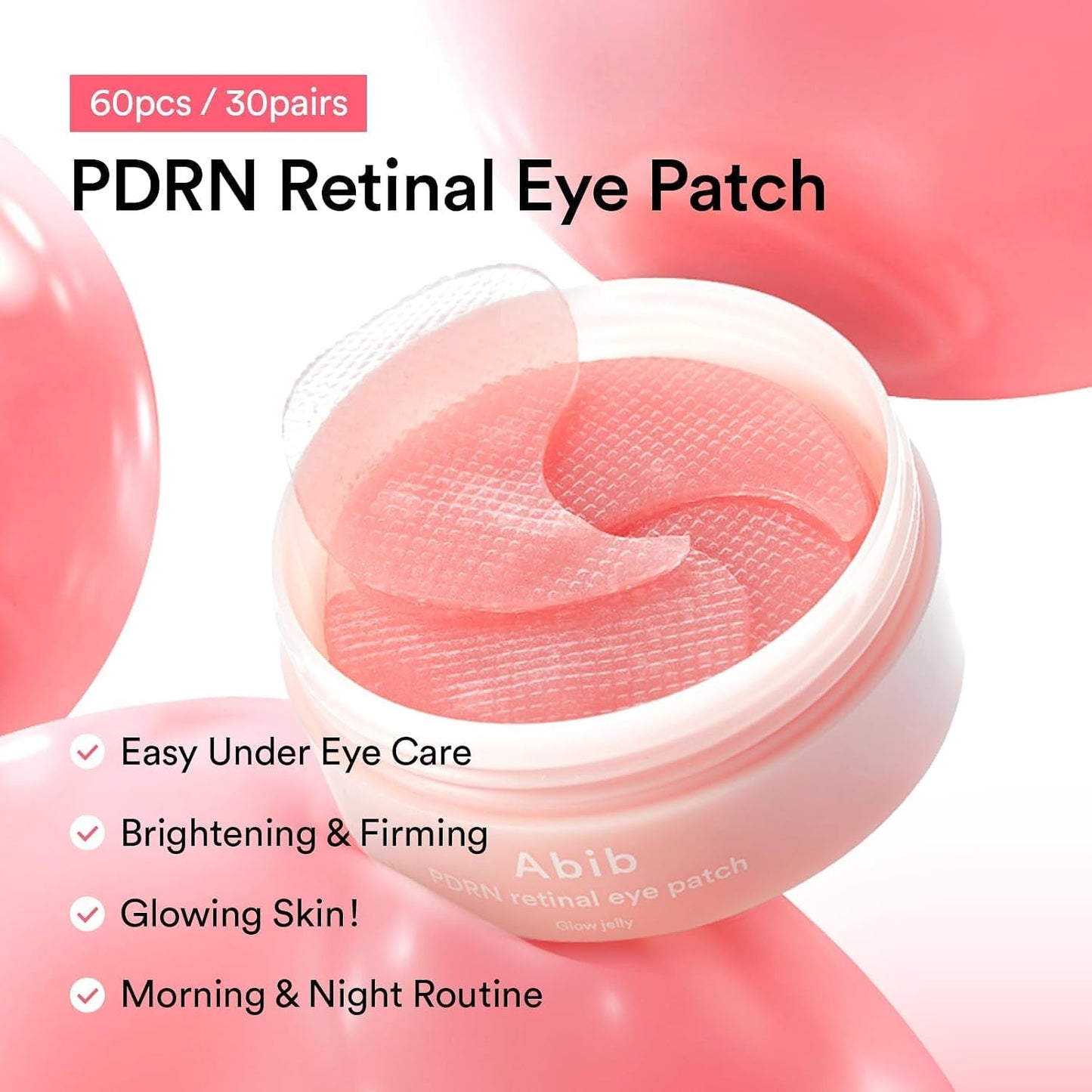 Abib Jelly Eye Patch Trio | PDRN, Glutathione & Collagen