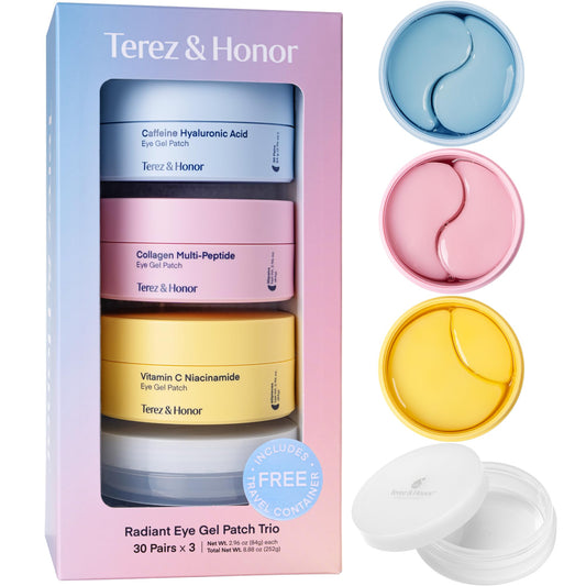 The Ultimate Eye Care Trio: Transform Your Under-Eyes with Terez & Honor Hydrogel Patches