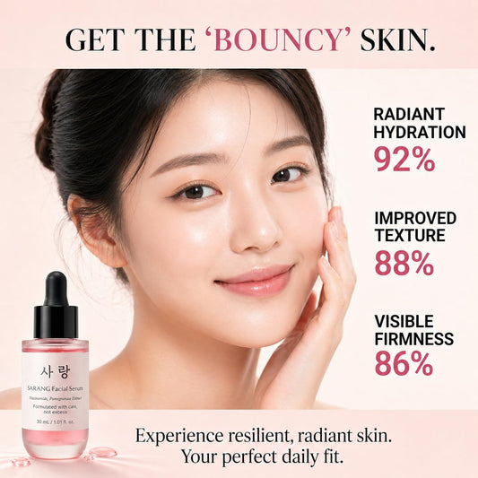 SARANG Facial Serum 30ml | Niacinamide Pink Gel Korean