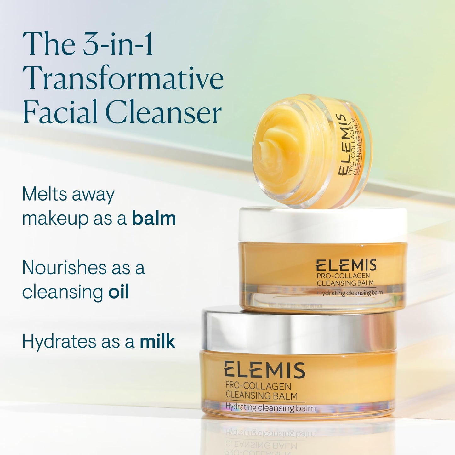 Elemis Pro-Collagen Fragrance-Free Cleansing Balm – 3-in-1 Hydrating Makeup Remover & Cleanser