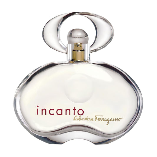 Salvatore Ferragamo Incanto perfume bottle on a white background