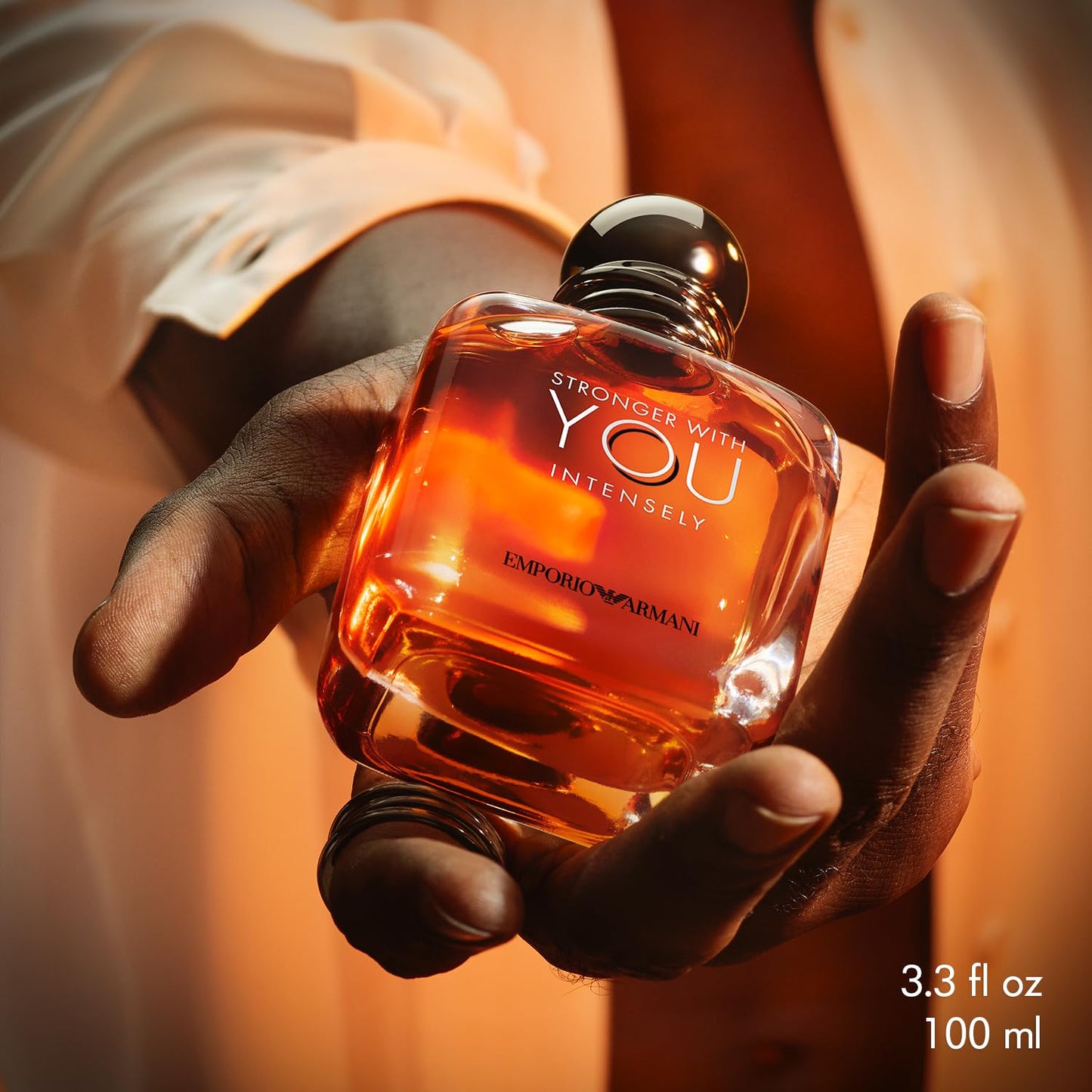 Emporio Armani Stronger With You Intensely | Warm Woody Vanilla Men's Fragrance | Long-Lasting
