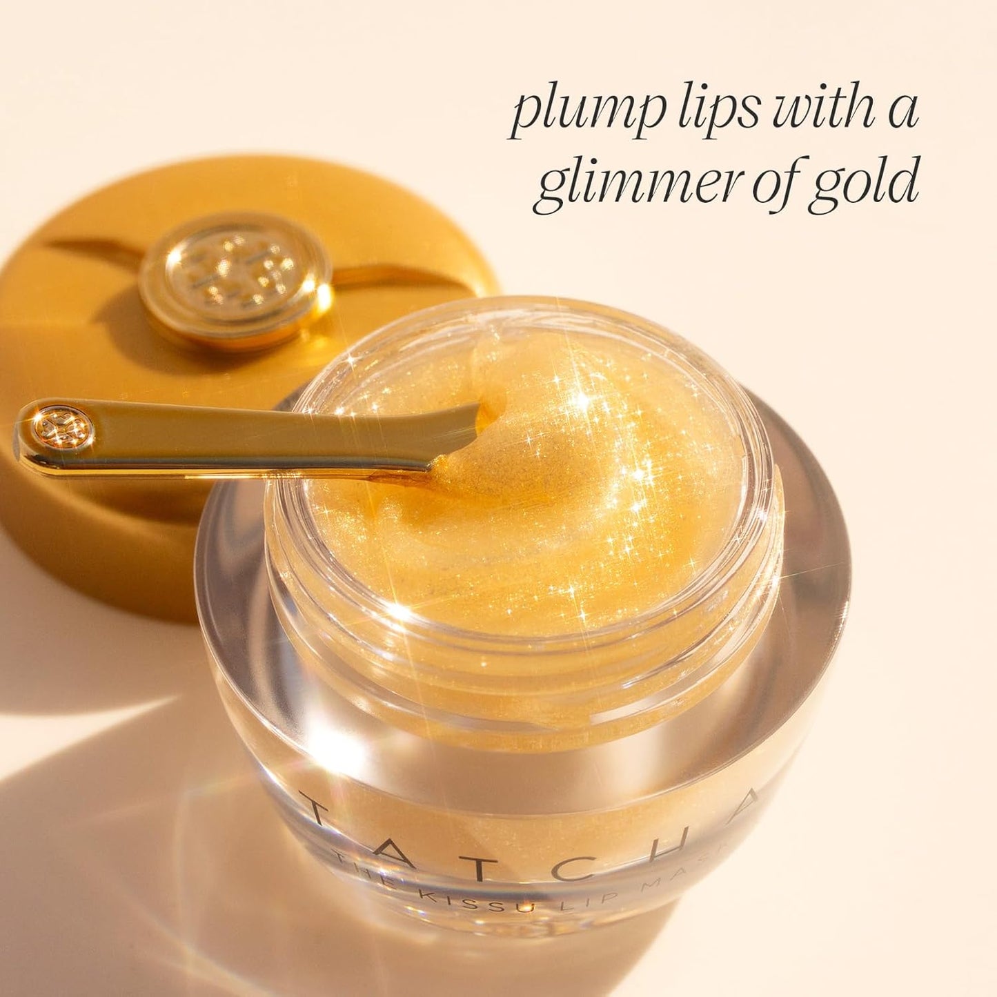 Tatcha The Kissu Lip Mask | Golden Jelly Lip Mask for Hydration & Plumpness