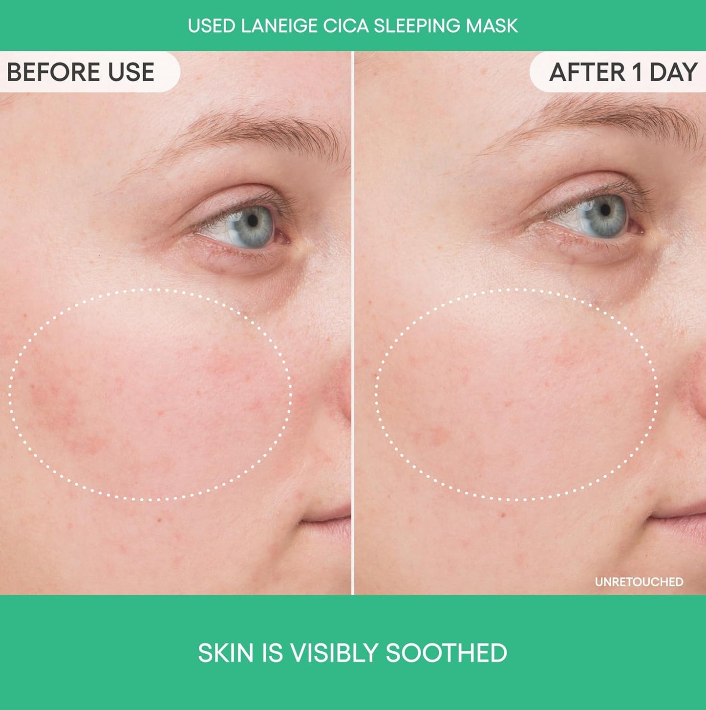 Laneige Cica Sleeping Mask | Overnight Soothing & Barrier Repair Mask with Centella