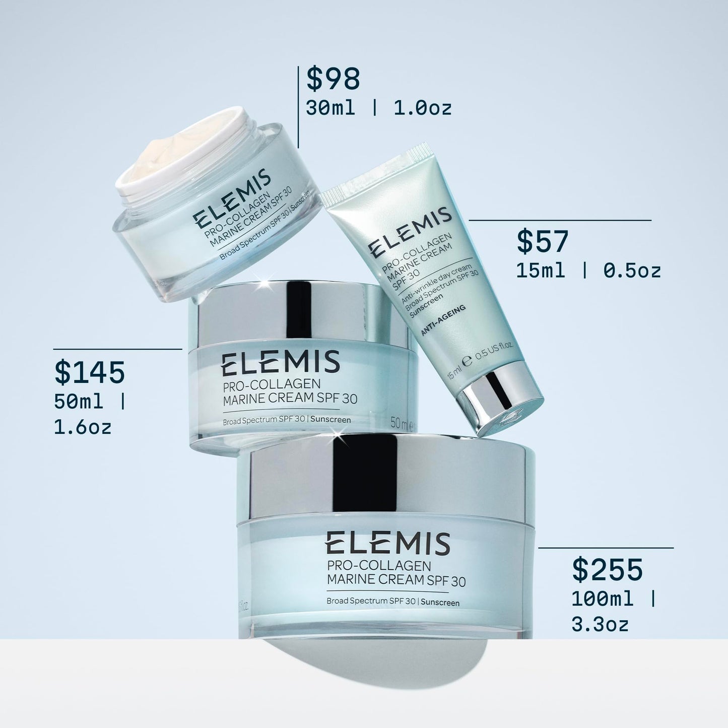 Elemis Pro-Collagen Marine Cream SPF30 – Anti-Aging Moisturizer with Broad Spectrum Sunscreen
