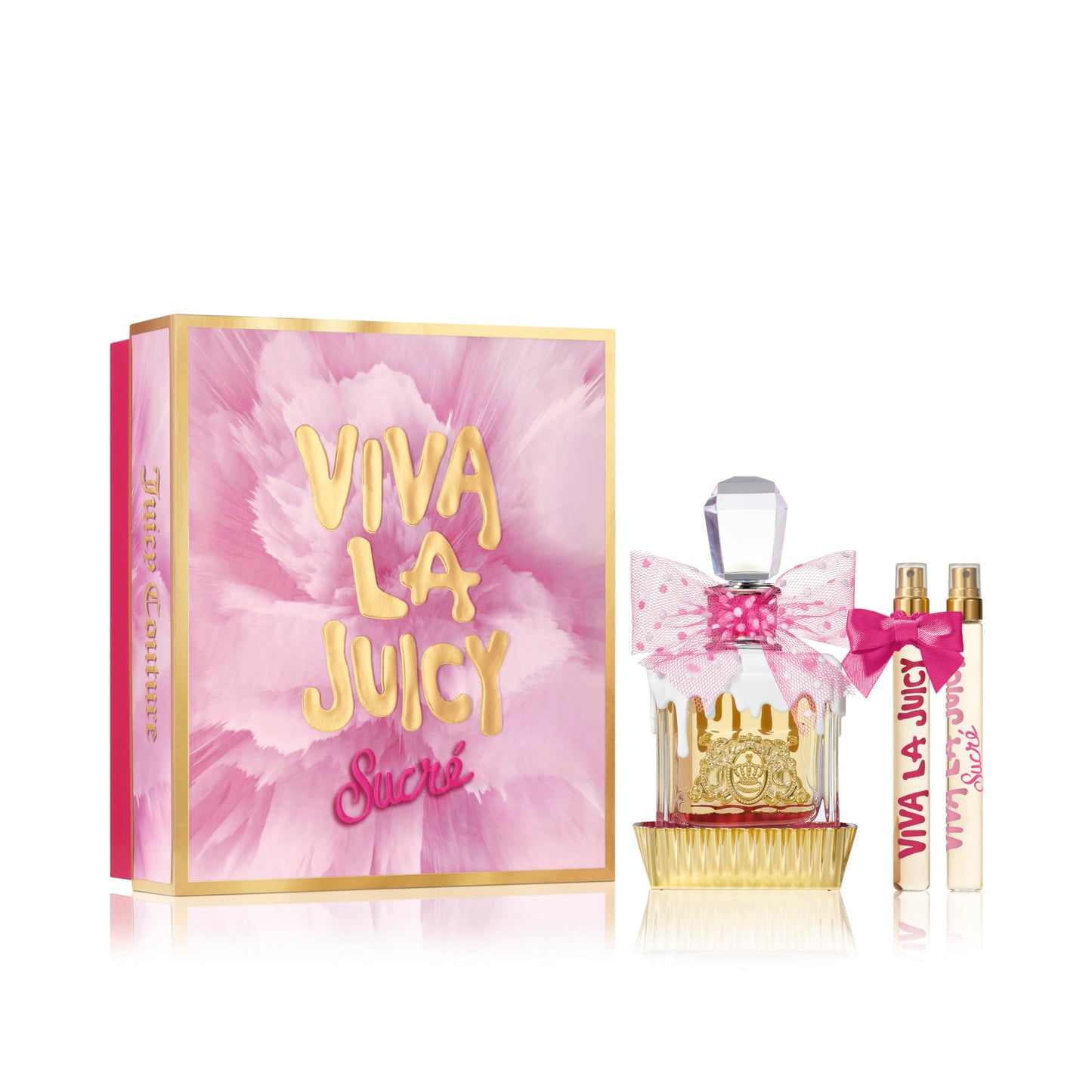 Juicy Couture Viva La Juicy Sucré EDP | Sweet Gourmand Perfume – Peach, Vanilla & Whipped Cream