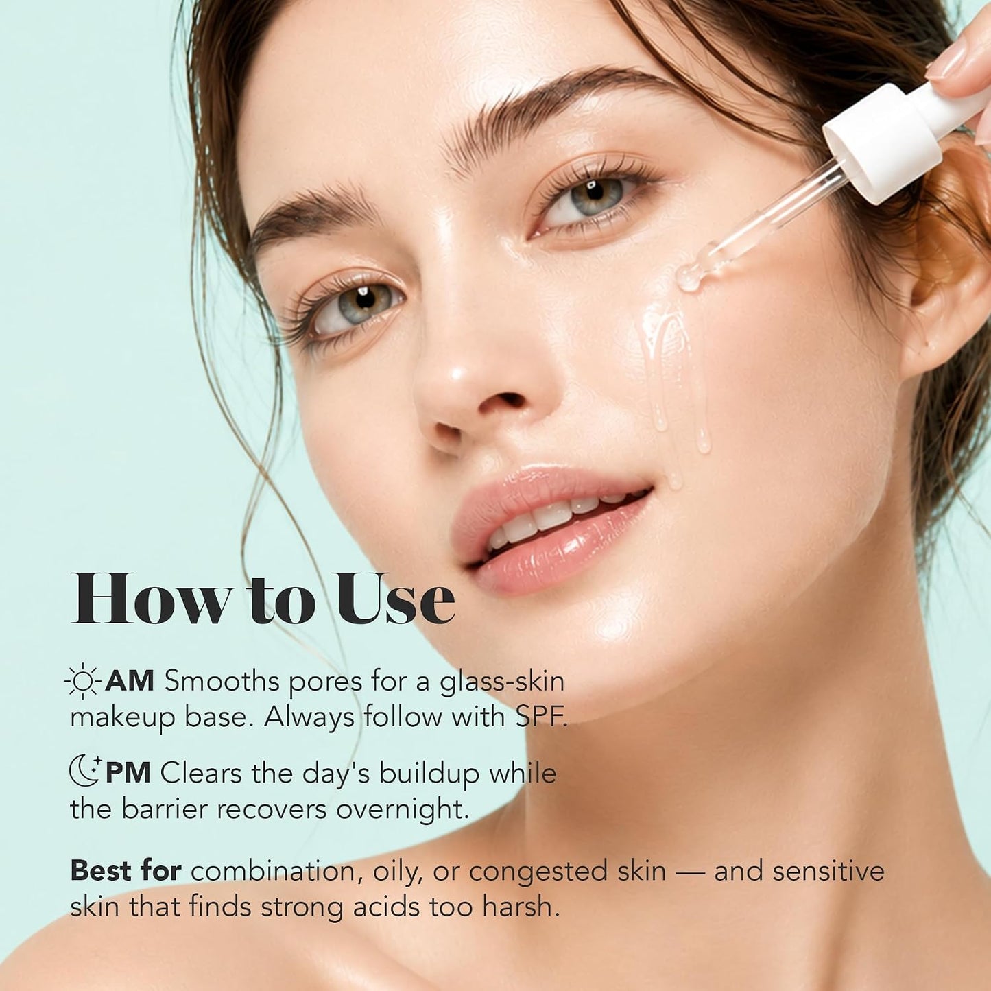 Saturday Skin Perilla Leaf Pore Serum | Daily Pore Refining & Balance — Gentle BHA, Perilla Leaf & Barrier-Supporting Peptides.