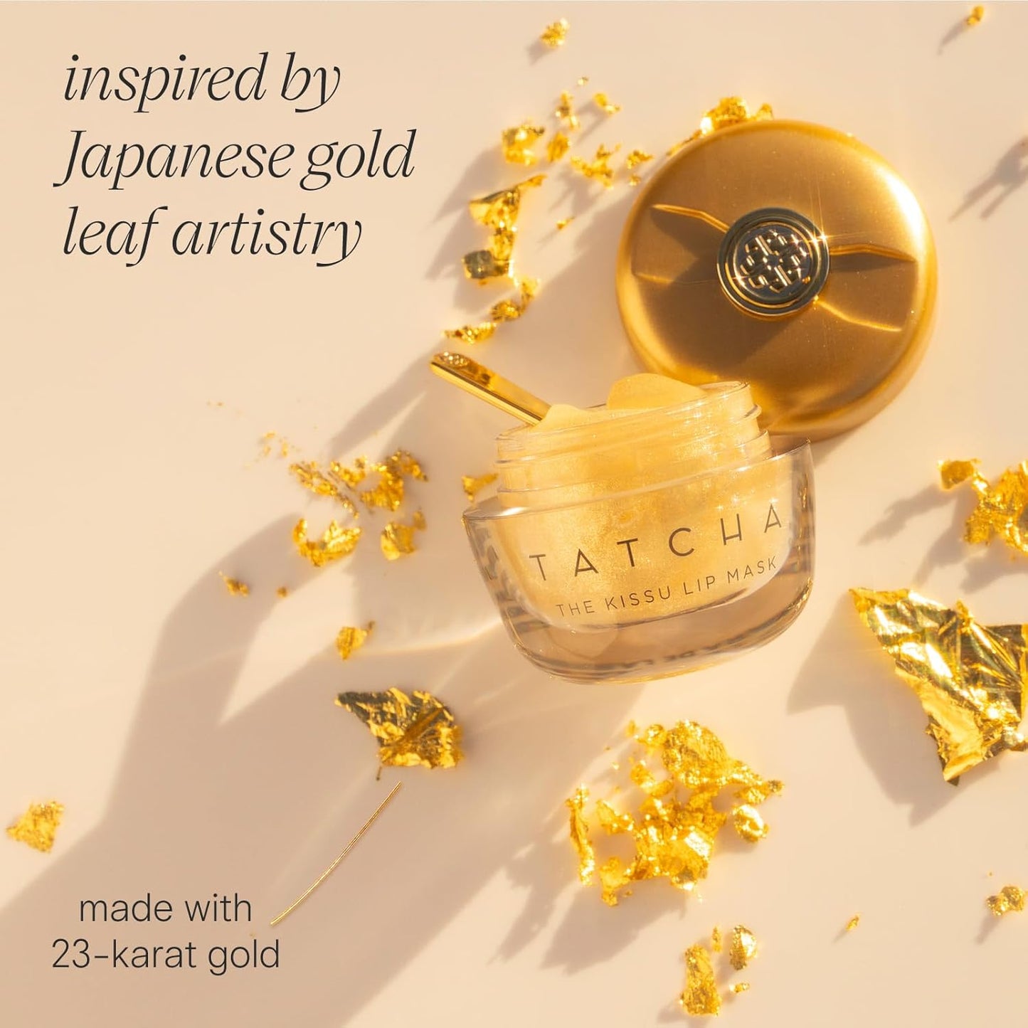 Tatcha The Kissu Lip Mask | Golden Jelly Lip Mask for Hydration & Plumpness