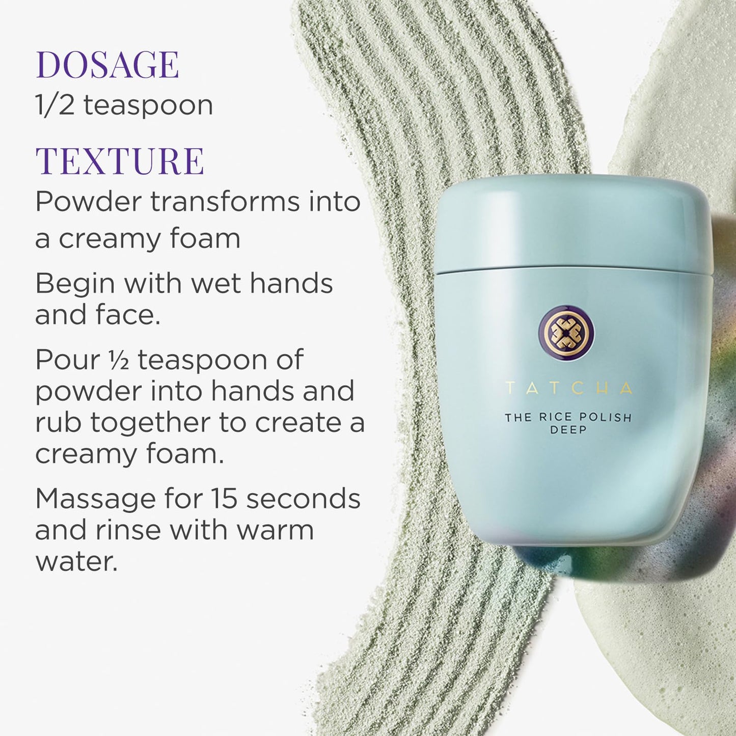 Tatcha Rice Polish Collection | Gentle, Deep, Classic & Calming Exfoliants