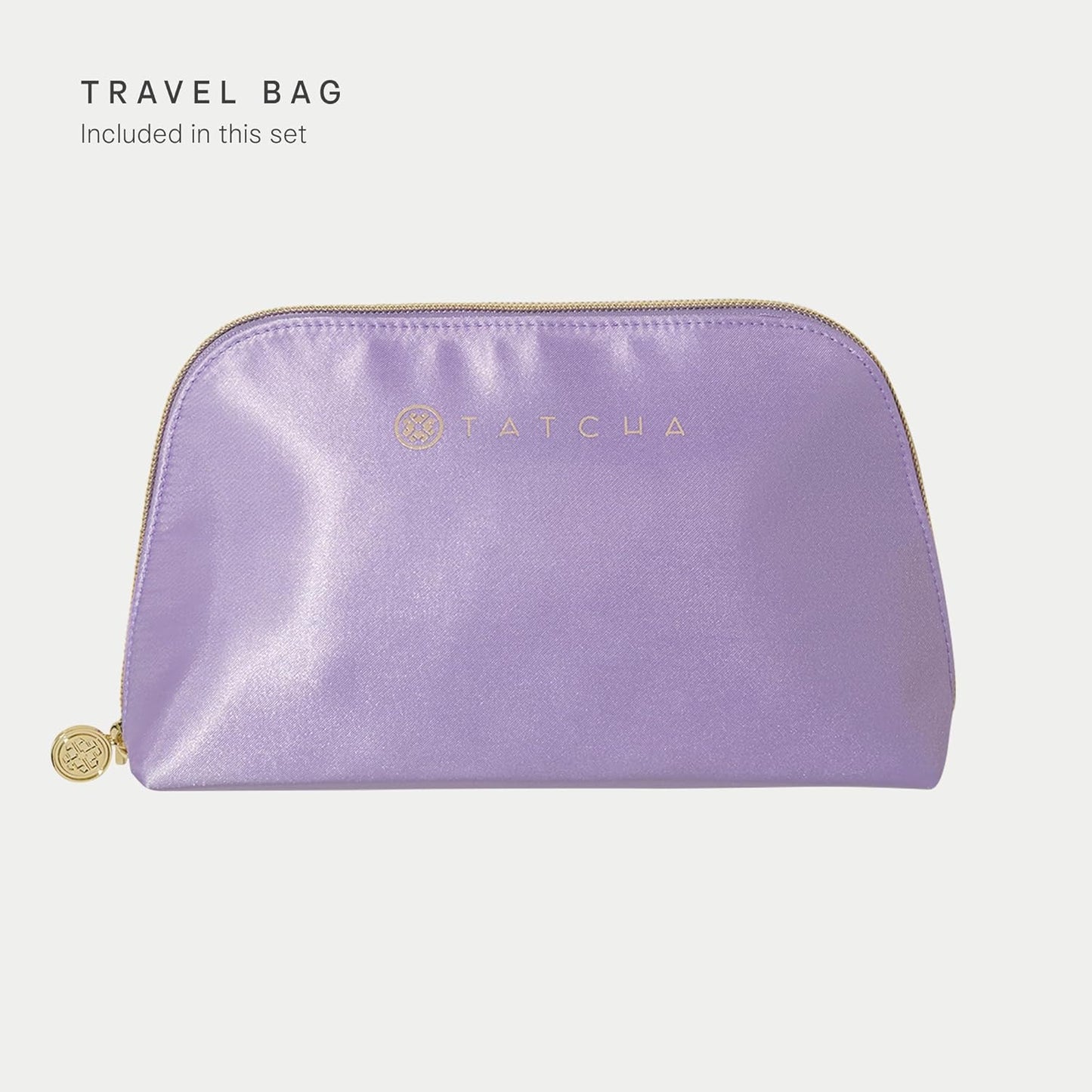 Tatcha Travel Discovery Set – 4-Piece Kit with Travel Pouch