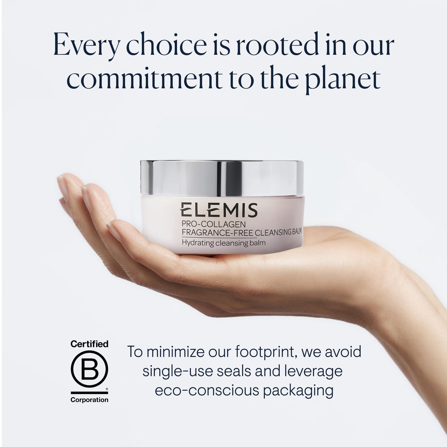 Elemis Pro-Collagen Fragrance-Free Cleansing Balm – 3-in-1 Hydrating Makeup Remover & Cleanser