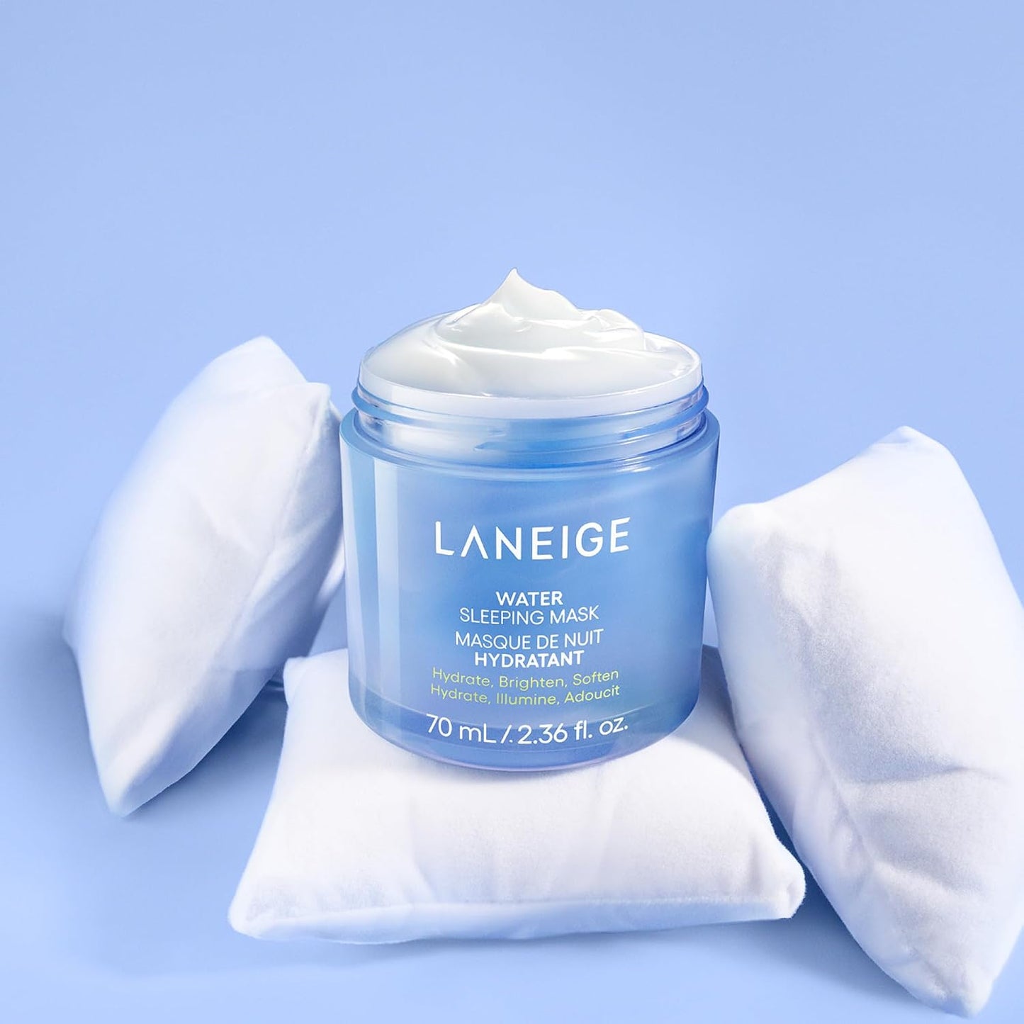 Laneige Water Sleeping Mask | Overnight Hydrating & Brightening Gel Mask with 3x Hyaluronic Acid