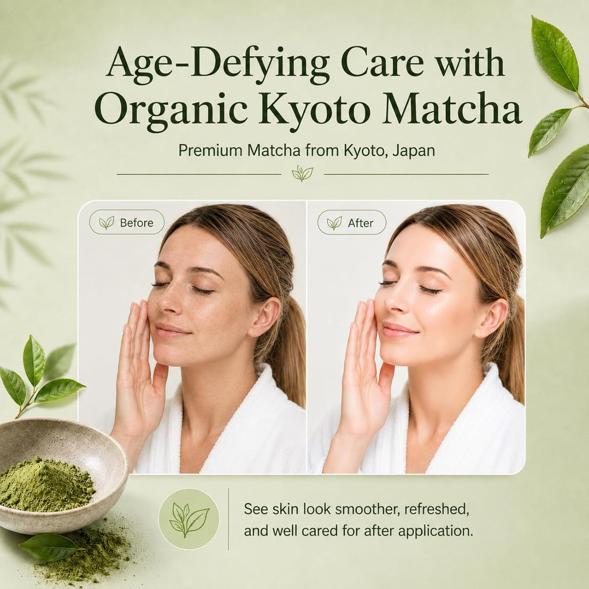 KITAO Matcha & Chia Essence Lotion | Kyoto Hydrating Toner