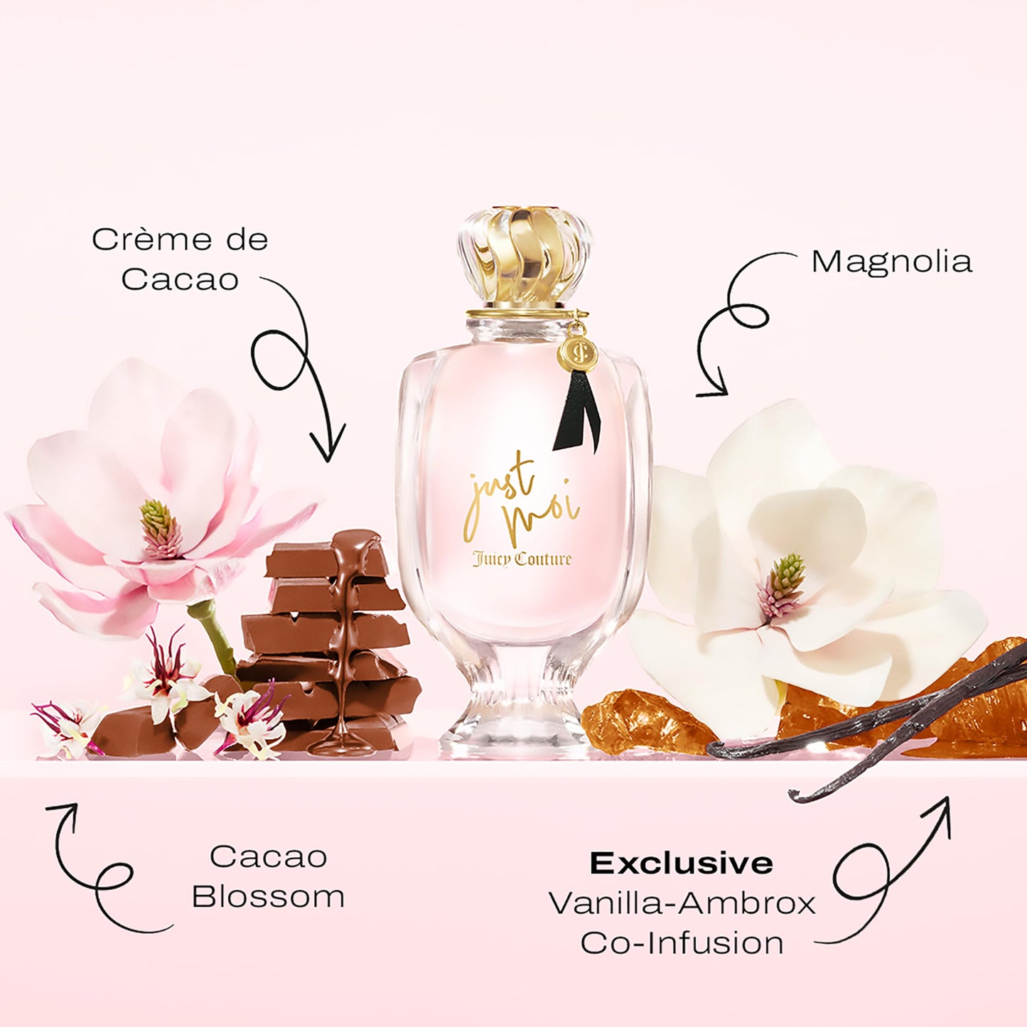 Juicy Couture Just Moi EDP | Amber Vanilla Women’s Perfume – Cacao, Magnolia & Vanilla