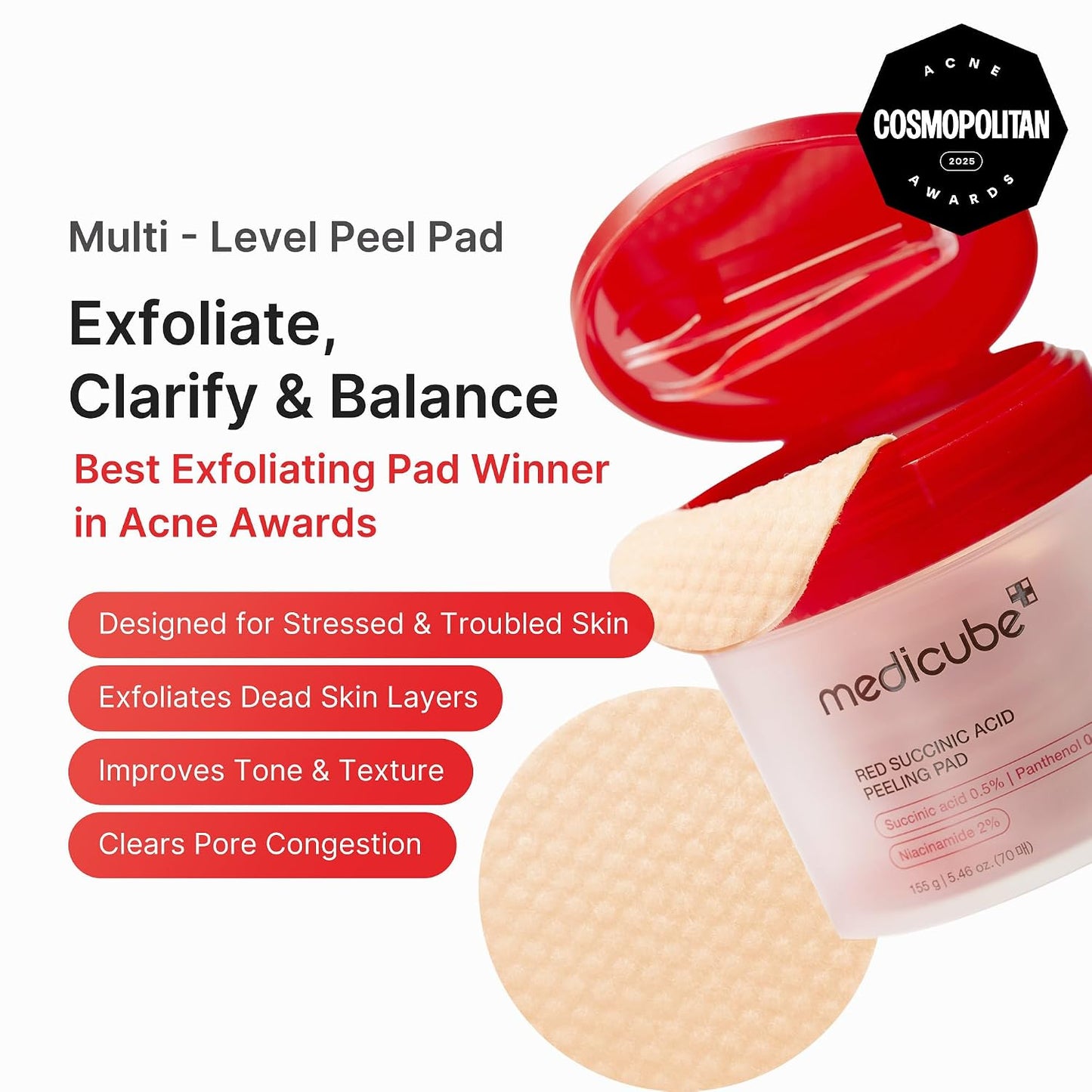 Medicube Toner Pad Collection | PDRN, Pore, Glow & Peel