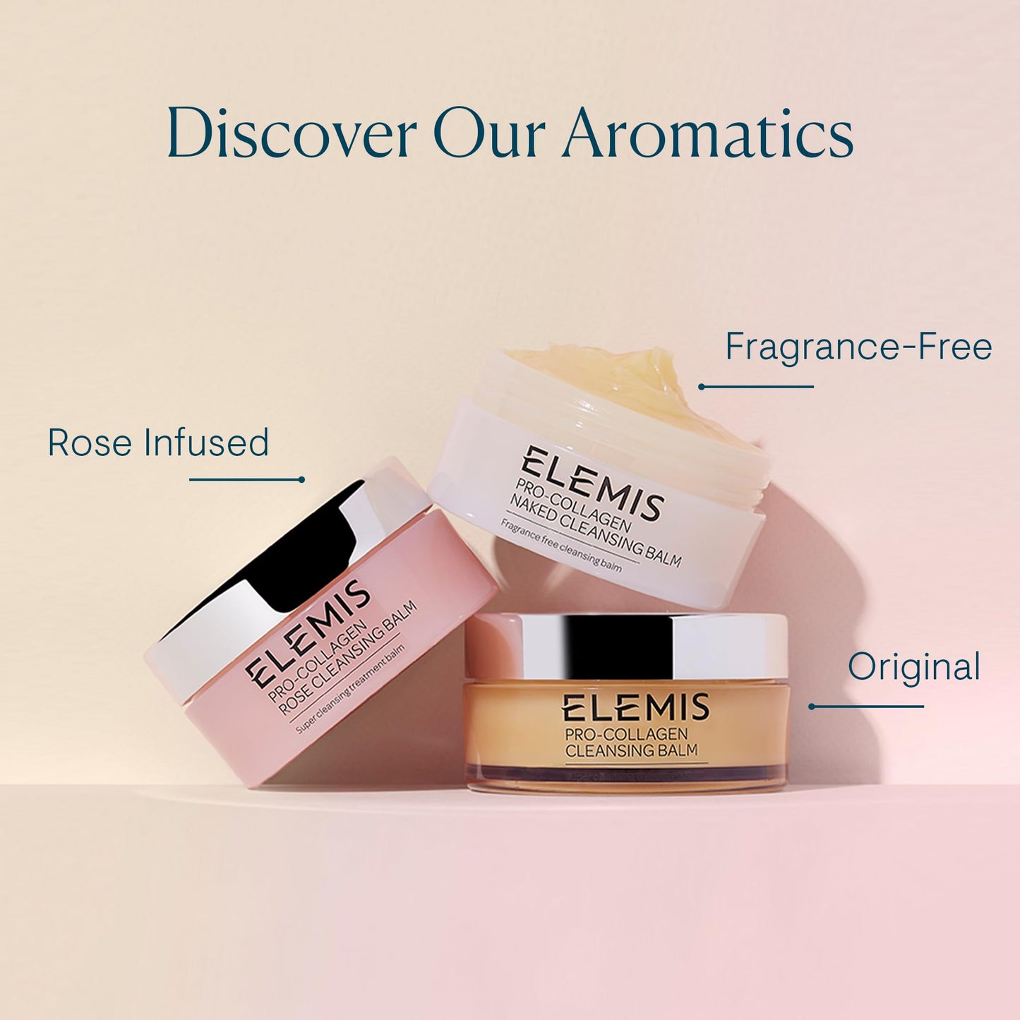 Elemis Pro-Collagen Fragrance-Free Cleansing Balm – 3-in-1 Hydrating Makeup Remover & Cleanser