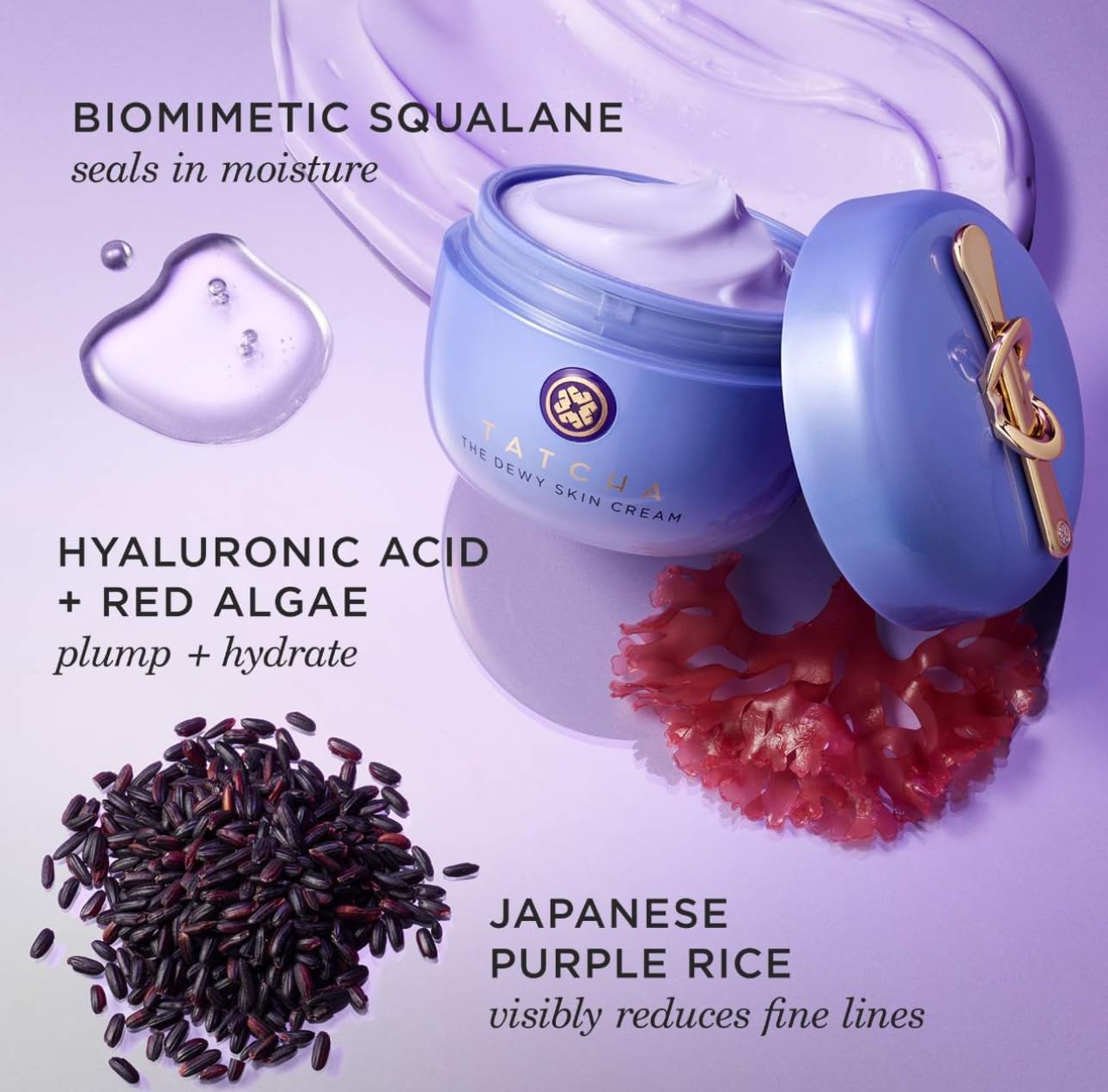 TATCHA The Dewy Skin Cream | Rich Hydrating Moisturizer for Dewy, Plump Skin