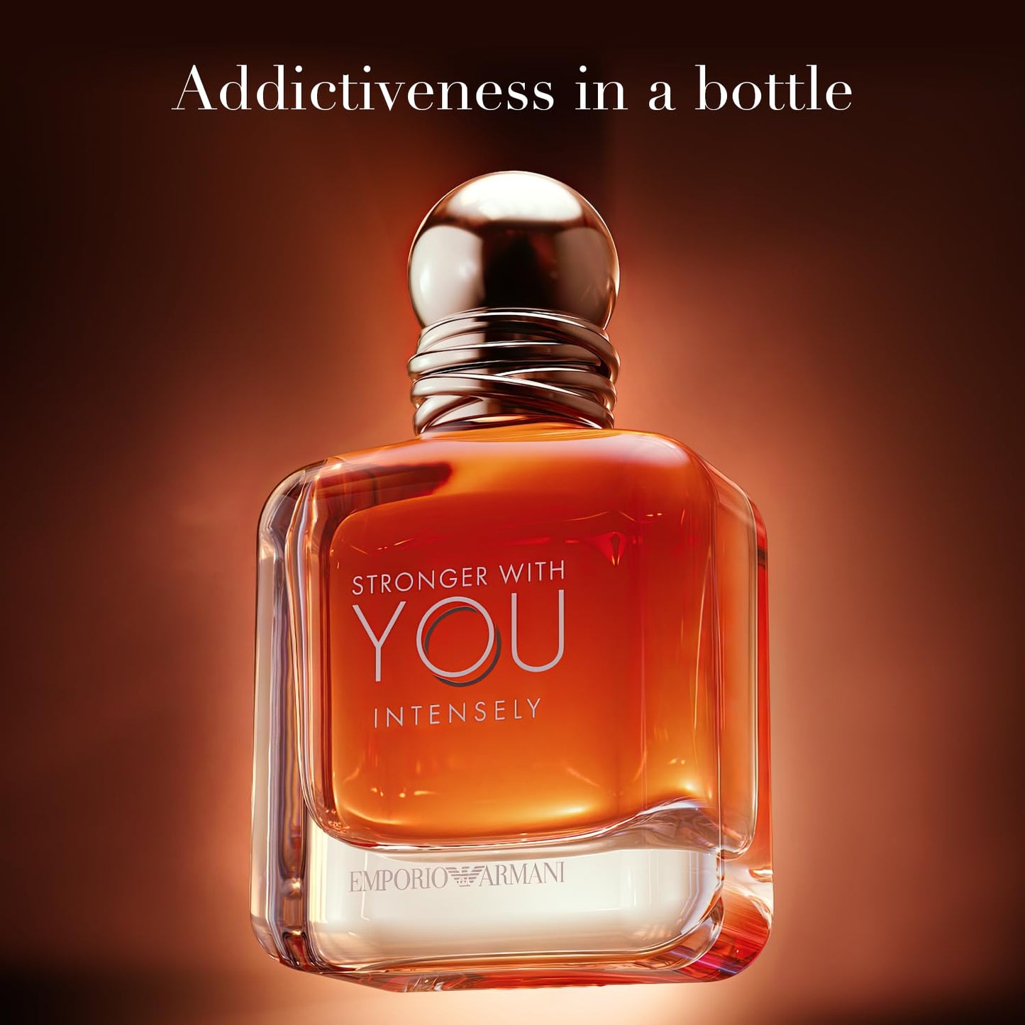 Emporio Armani Stronger With You Intensely | Warm Woody Vanilla Men's Fragrance | Long-Lasting