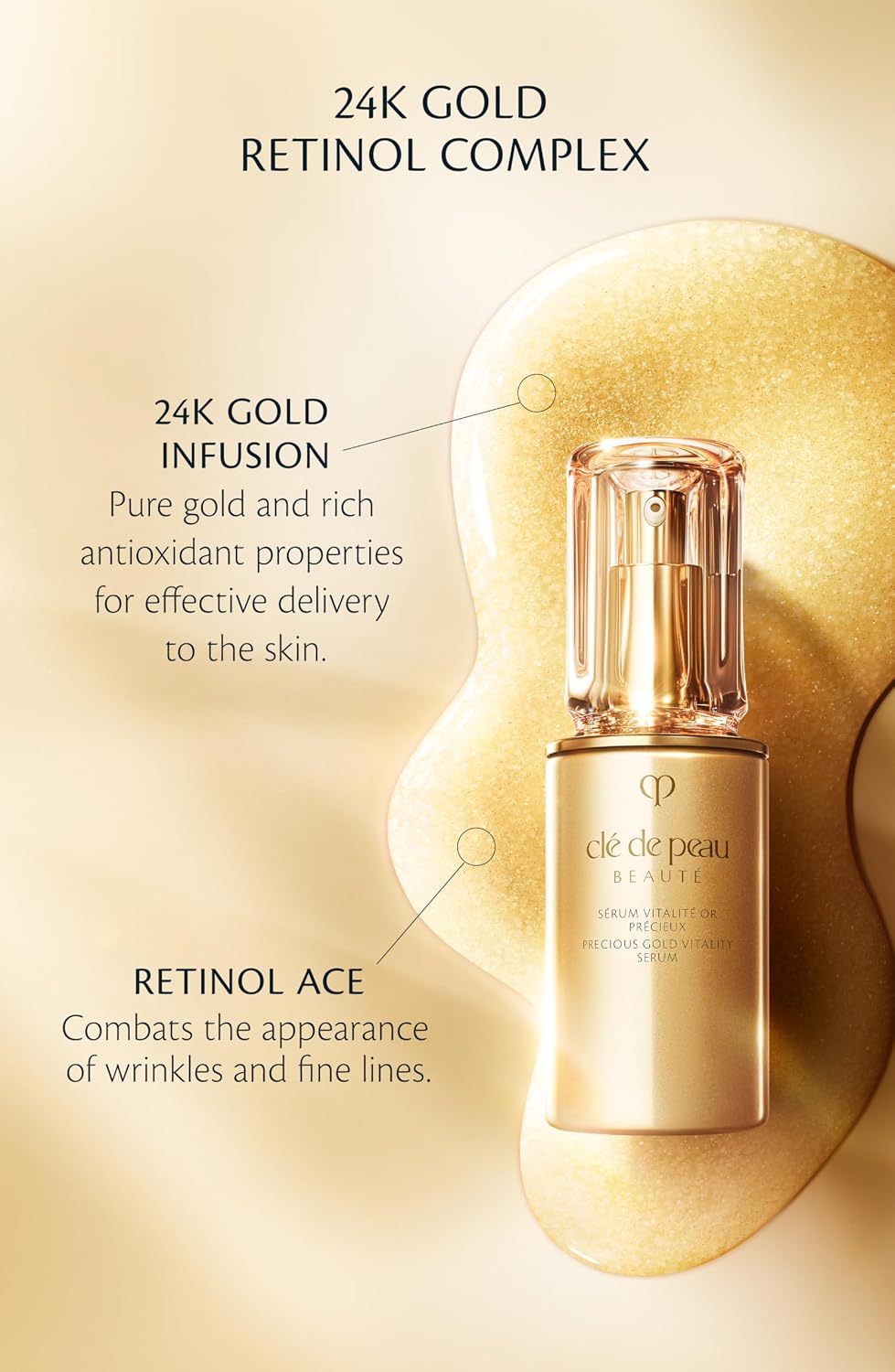 Clé de Peau Beauté Precious Gold Vitality Serum | 24K Gold