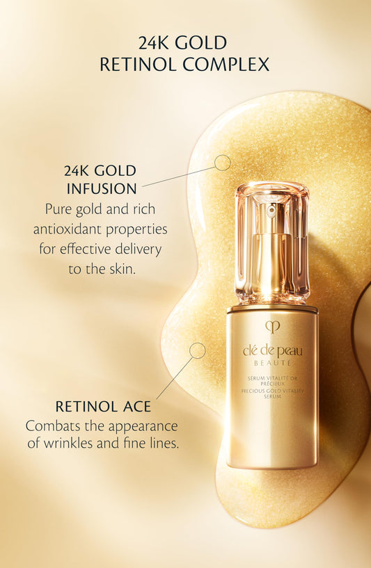 Clé de Peau Beauté Precious Gold Vitality Serum | 24K Gold