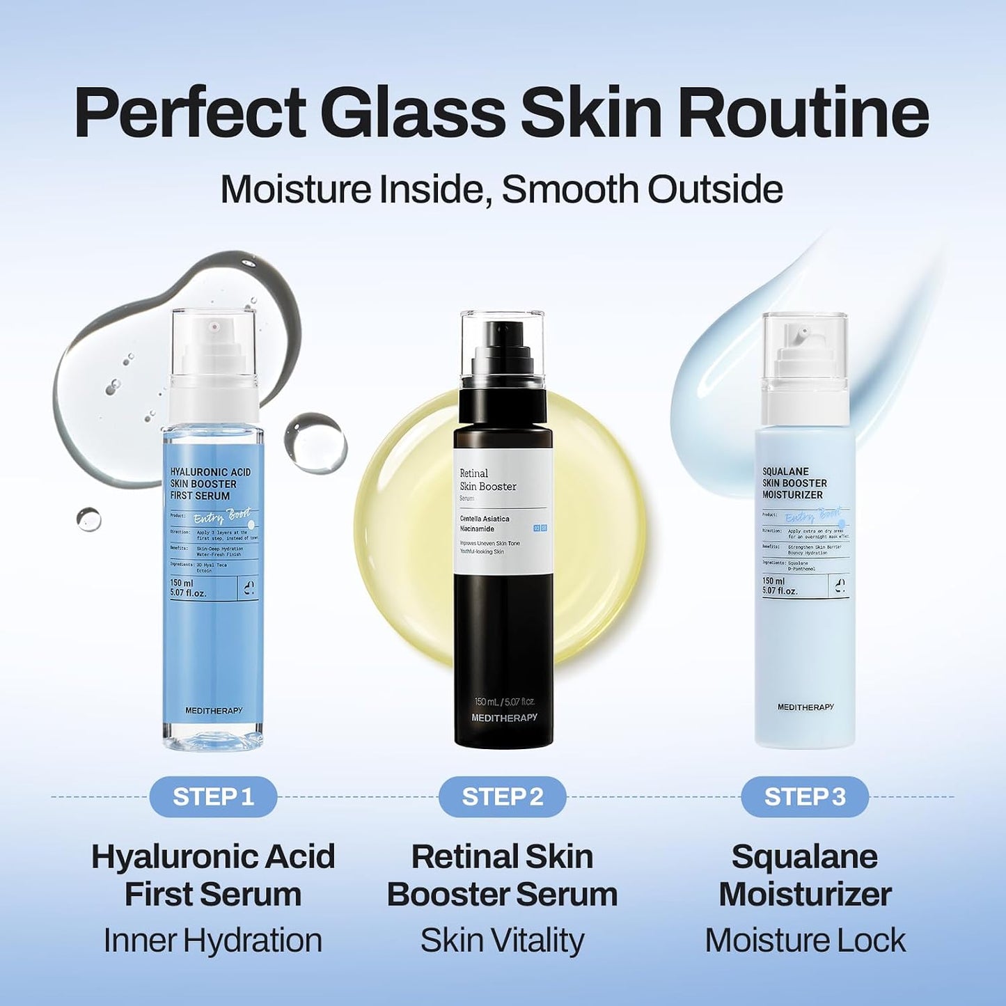 MEDITHERAPY Retinal Skin Booster Serum | Gentle Daily Retinal for Even Tone & Radiance
