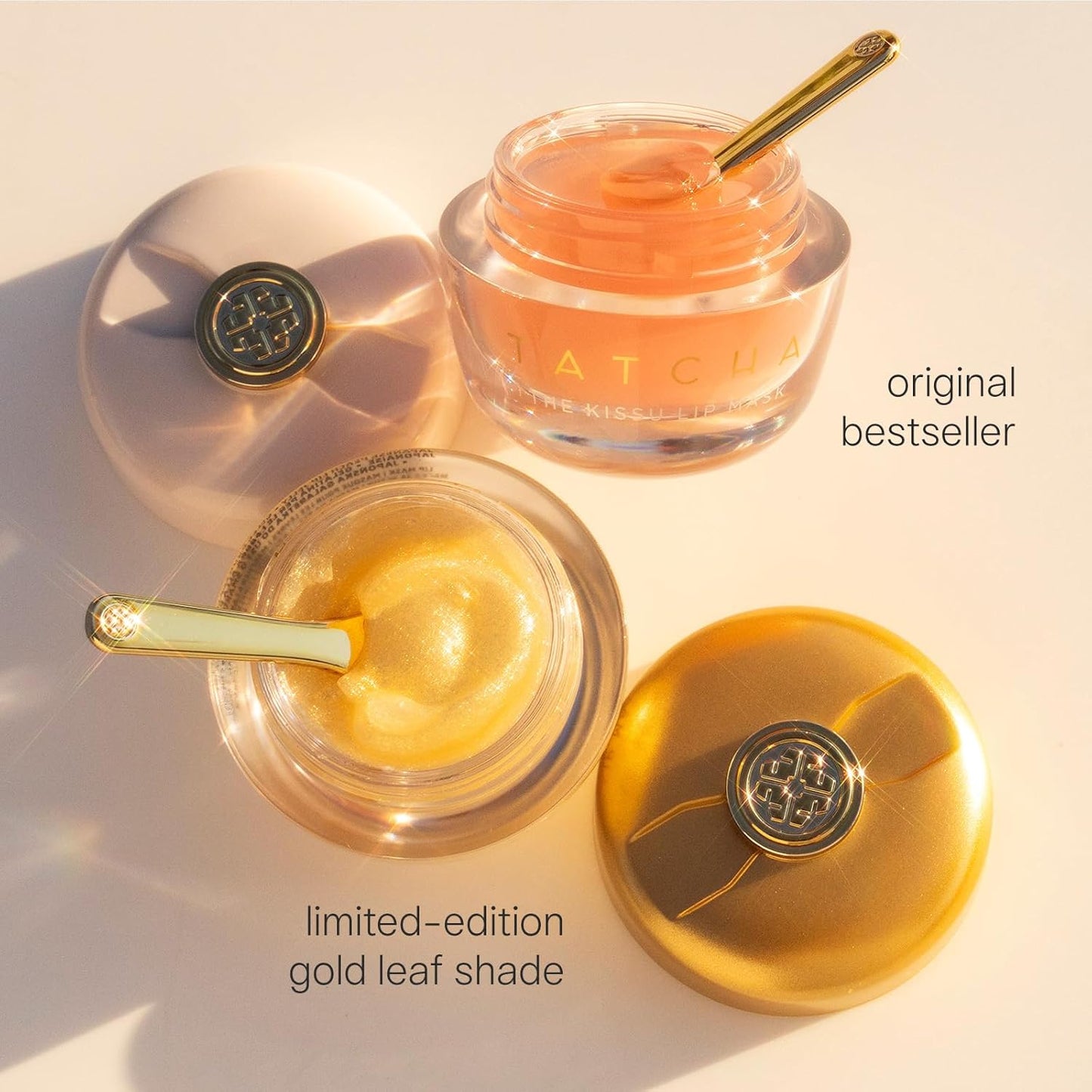 Tatcha The Kissu Lip Mask | Golden Jelly Lip Mask for Hydration & Plumpness