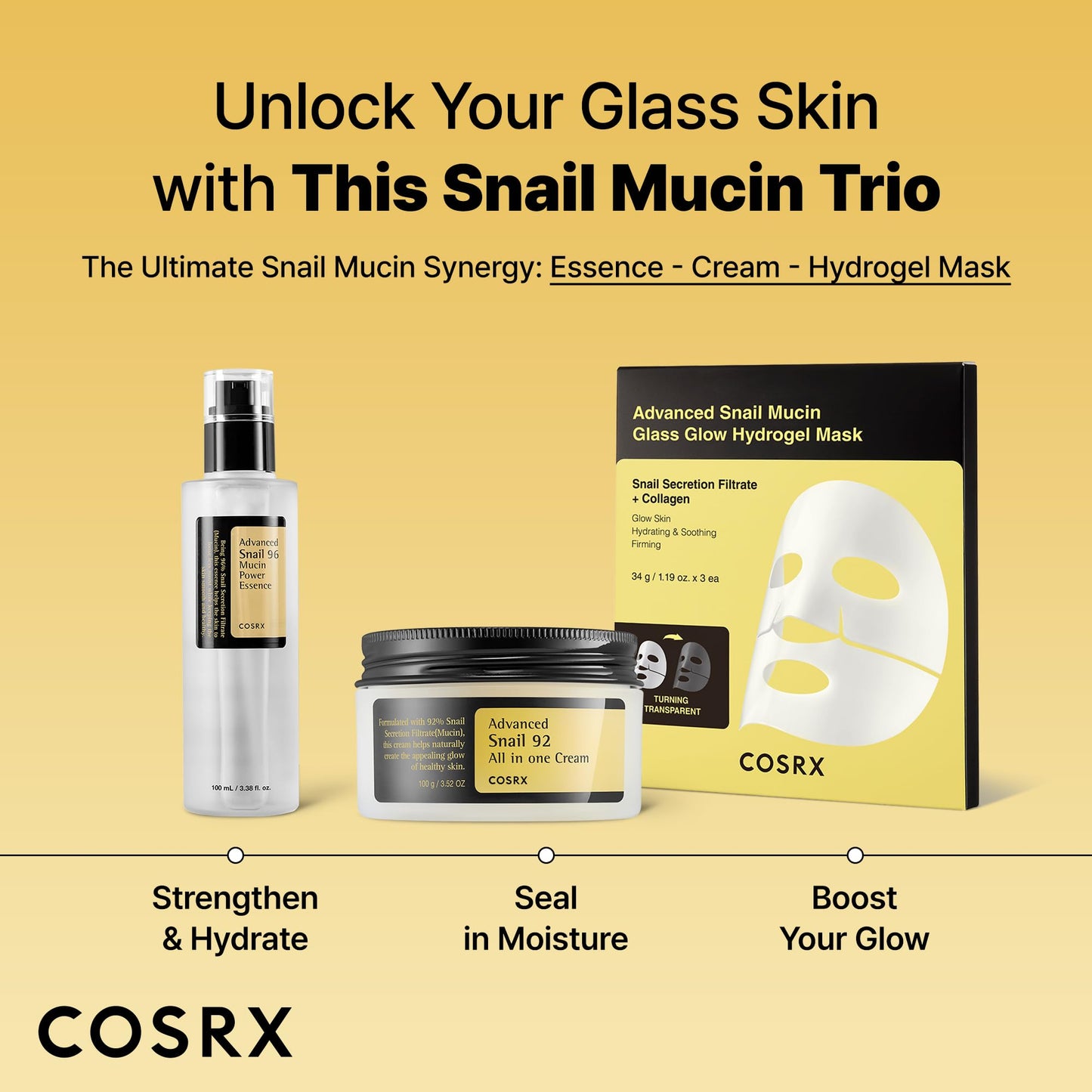 COSRX Advanced Snail 96 Mucin Power Essence – Ultra-Hydrating Snail Mucin Essence
