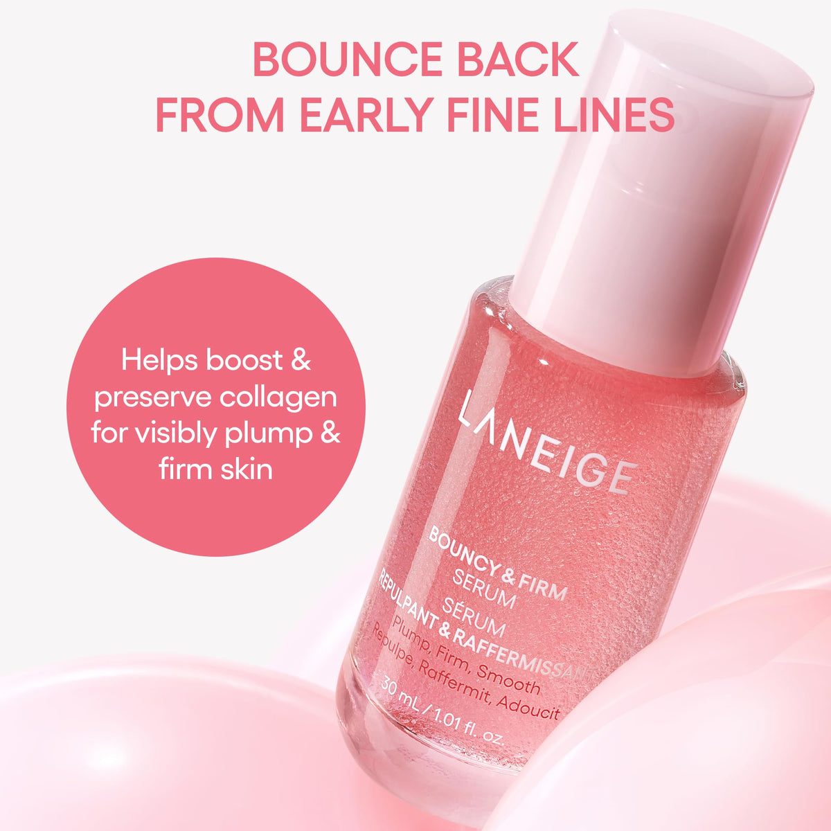Laneige Bouncy & Firm Sleeping Mask | Overnight Plumping & Firming Mask with Peony & Collagen