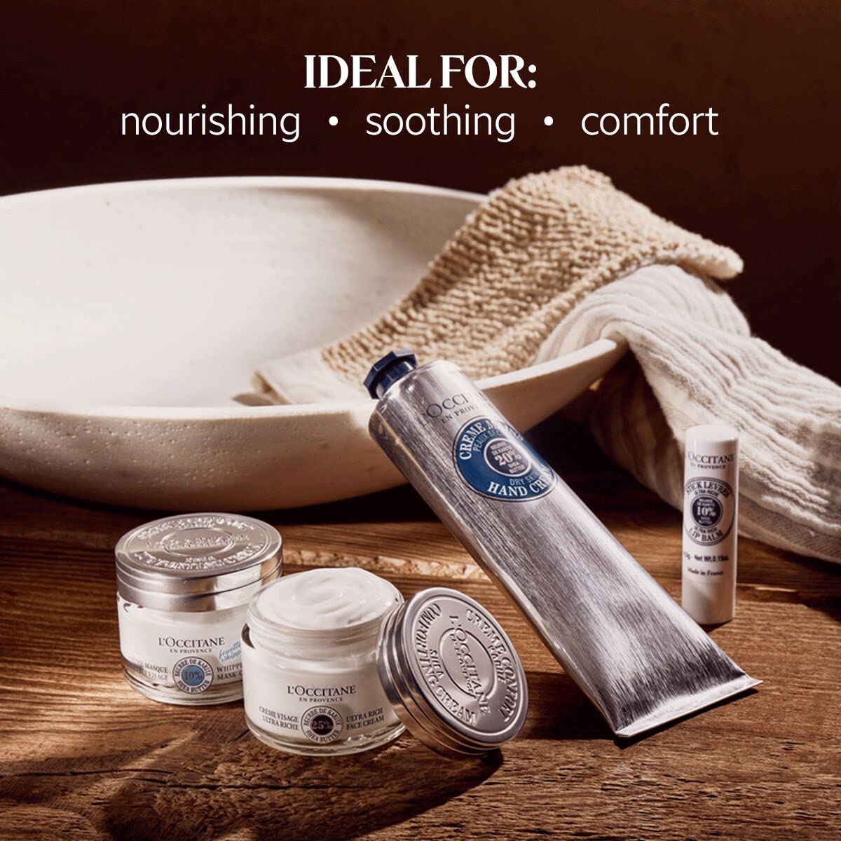 L'Occitane Shea Ultra Rich Face Cream | 25% Shea Butter Moisturizer for Dry & Sensitive Skin